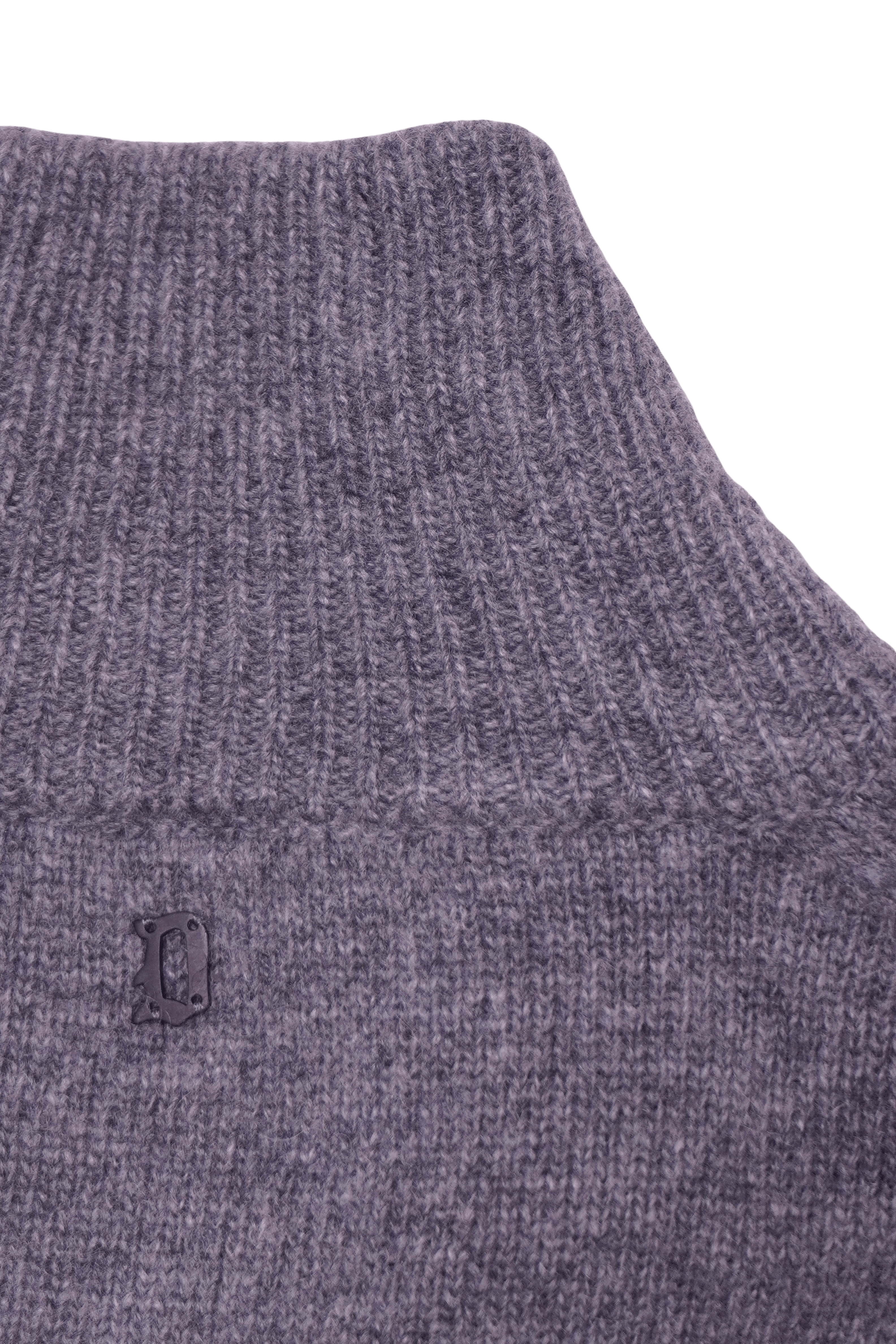 Dondup Stand Collar Wool Cashmere Grey