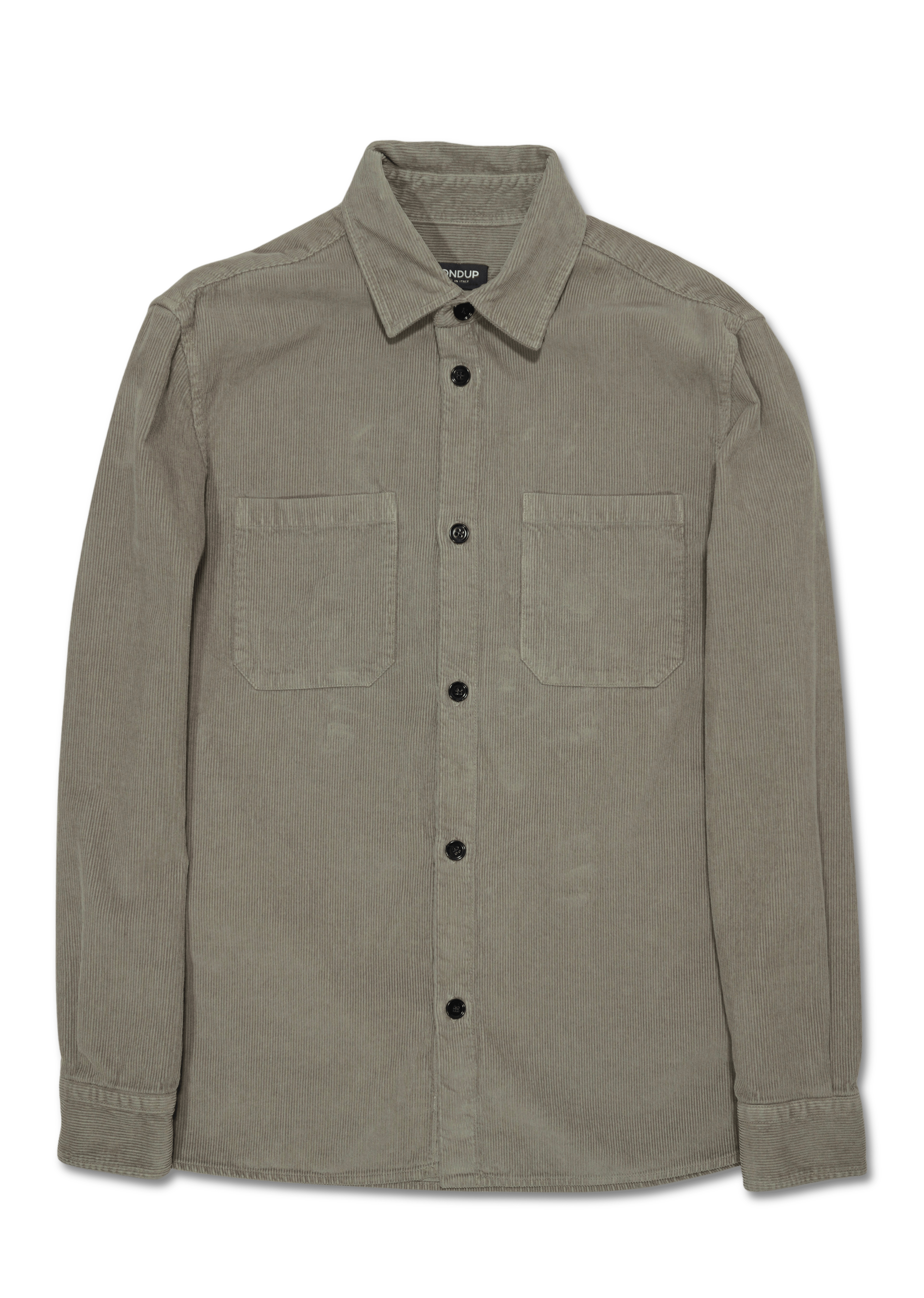 Dondup Fine Corduroy Overshirt Green