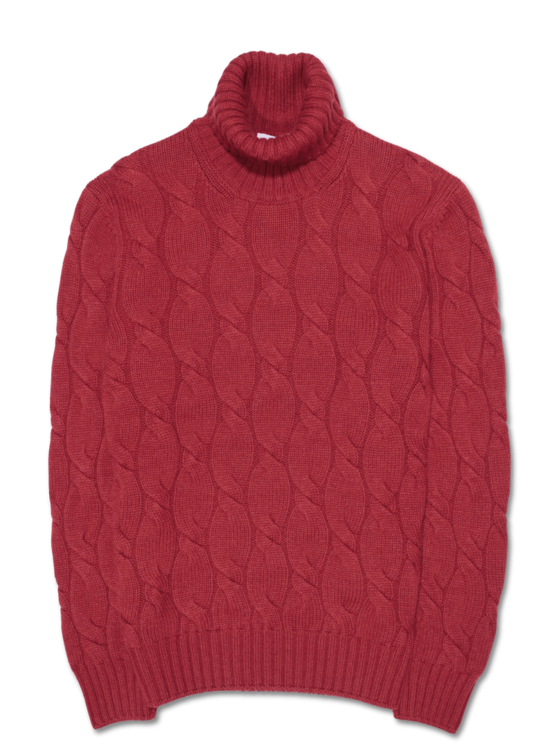 Gran Sasso Dolcevita Wool Cashmere Red