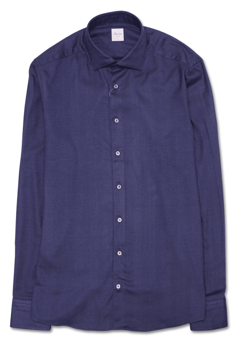 Stenströms Shirt Chevron Navy