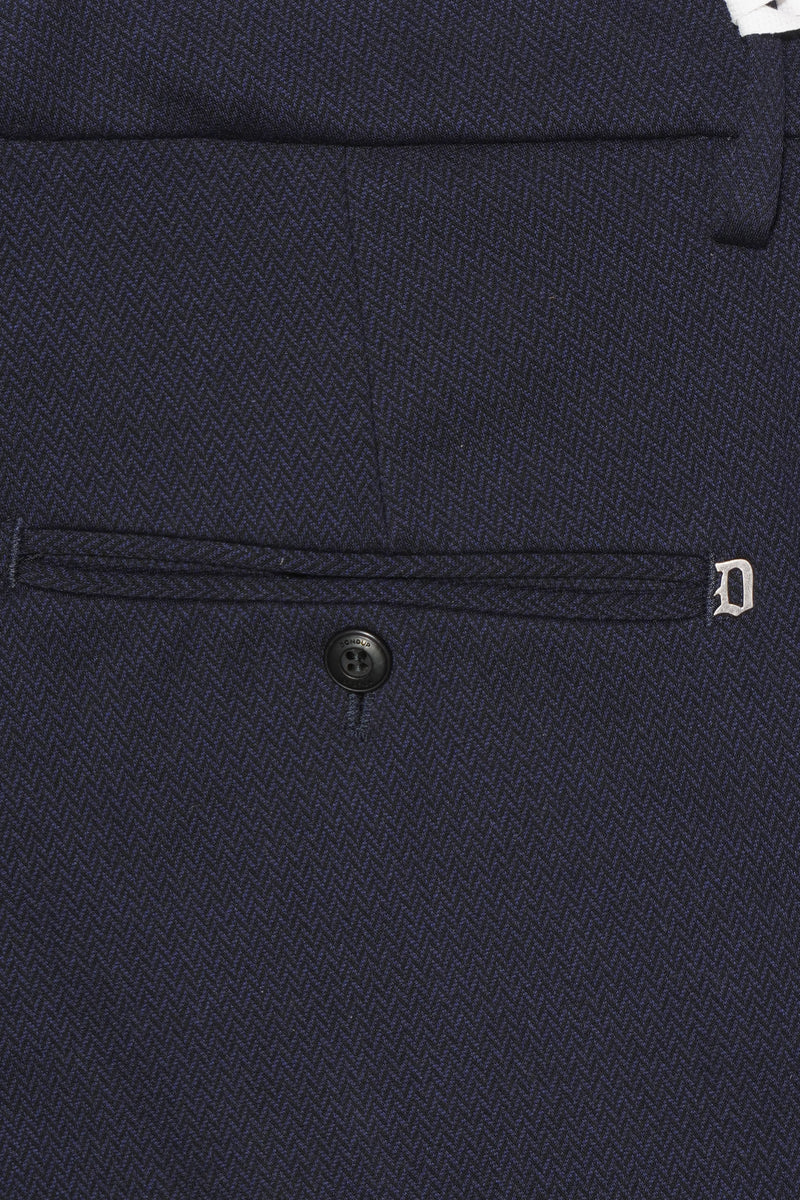 Dondup Gaubert Stretch Herringbone Navy