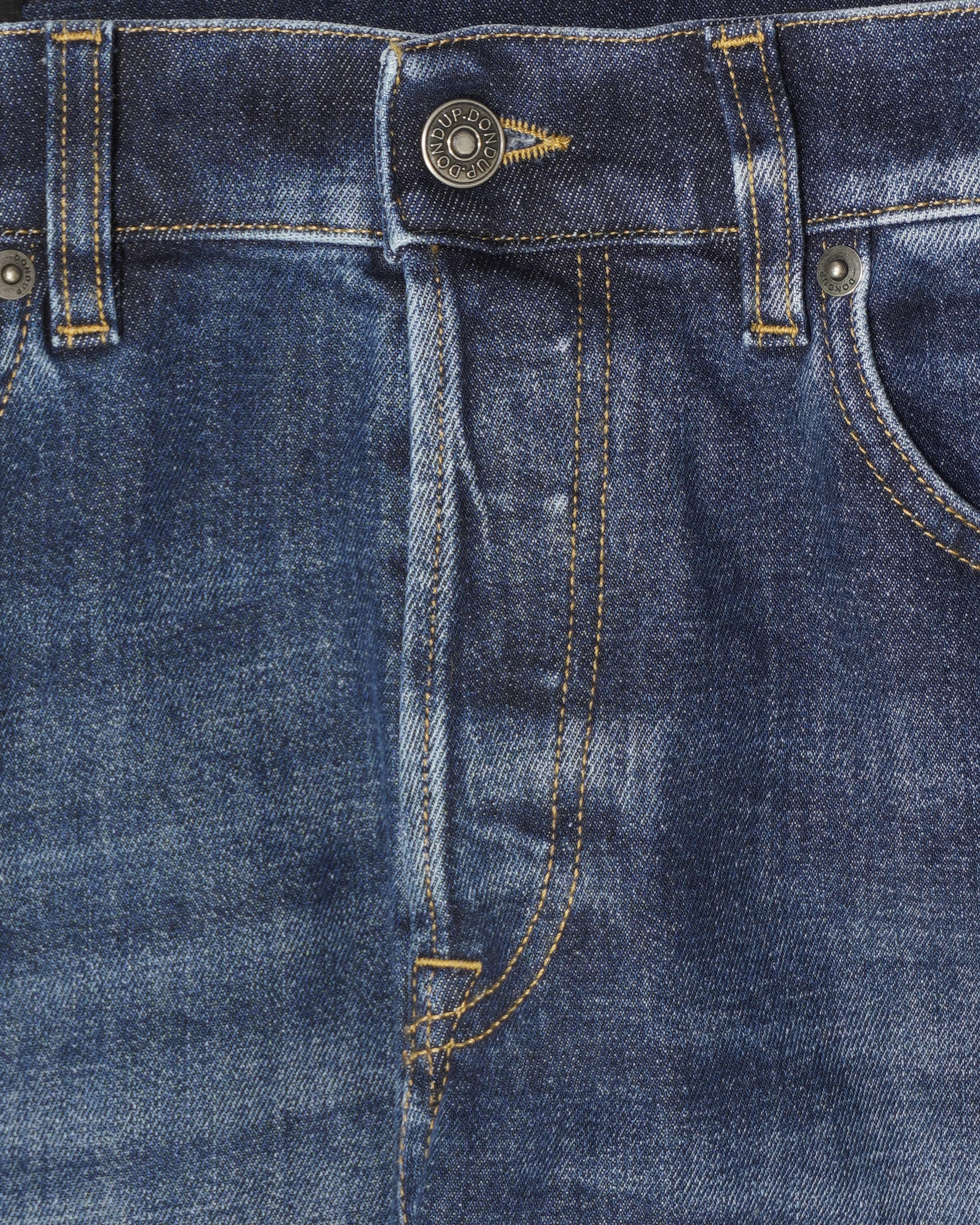 Dondup Icon Dark Blue Stretch Denim