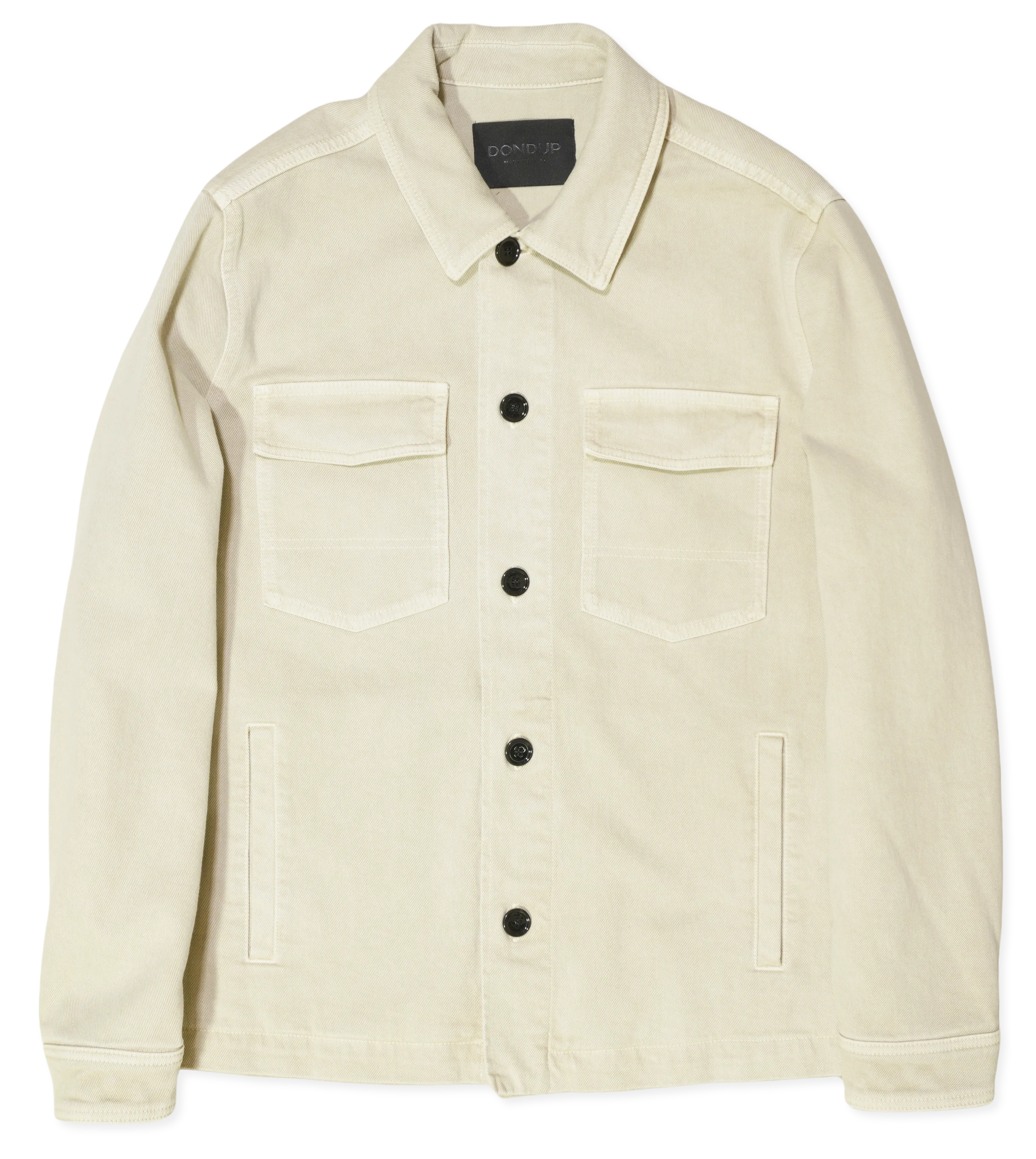 Dondup Jacket Washed Cotton Beige