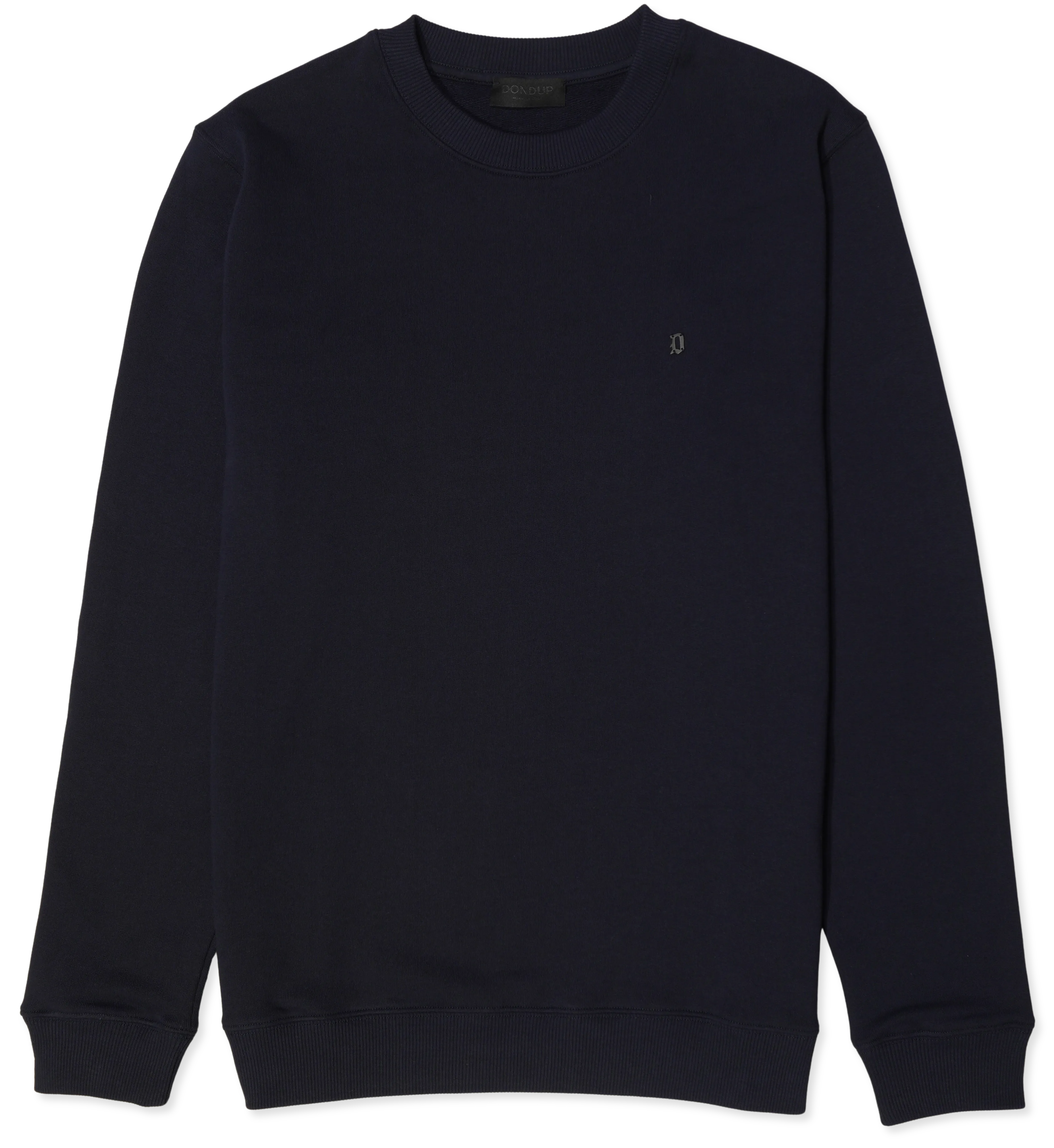 Dondup Pure Cotton Loopback Sweatshirt Navy