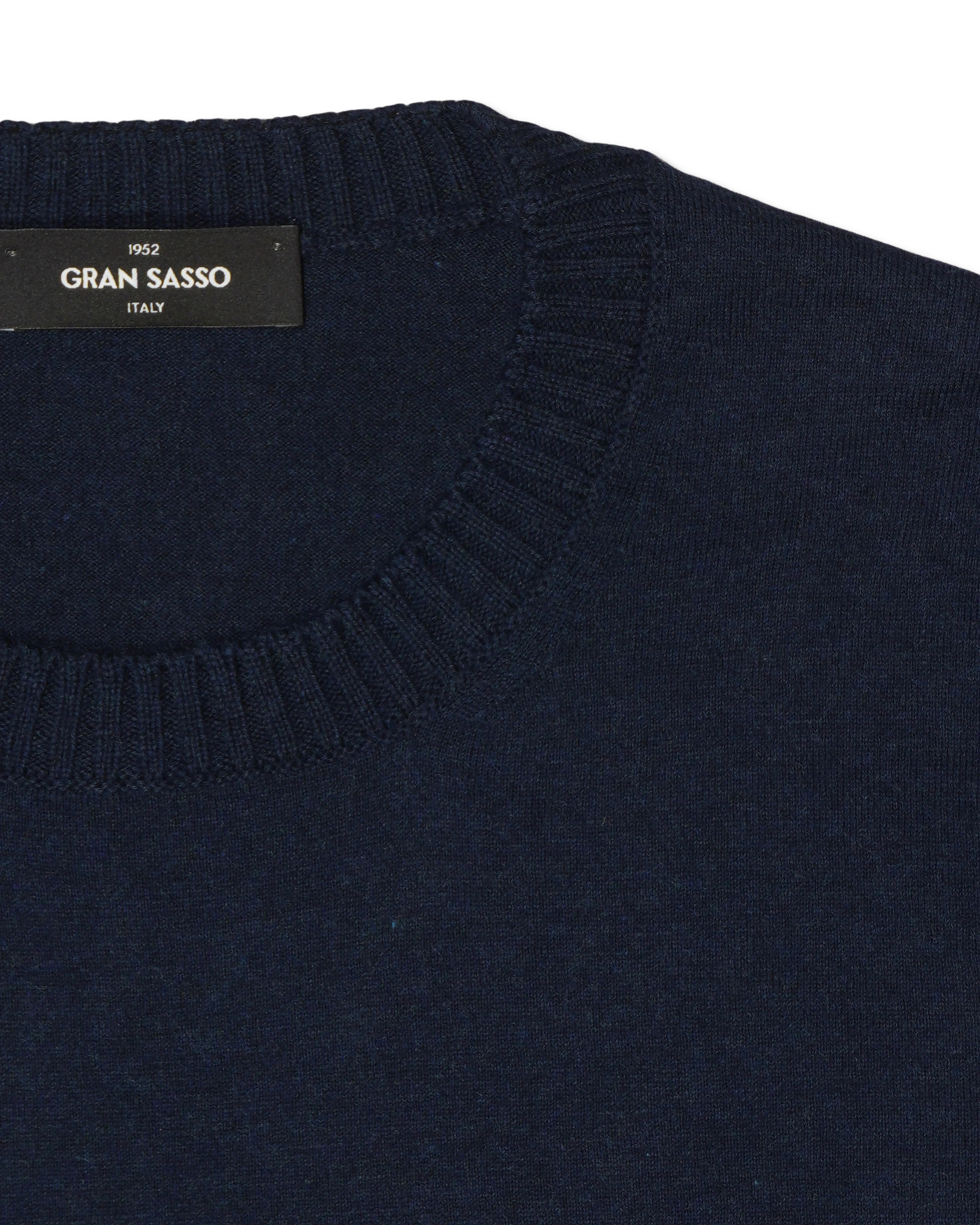 Gran Sasso Pullover Cotton Cashmere Navy
