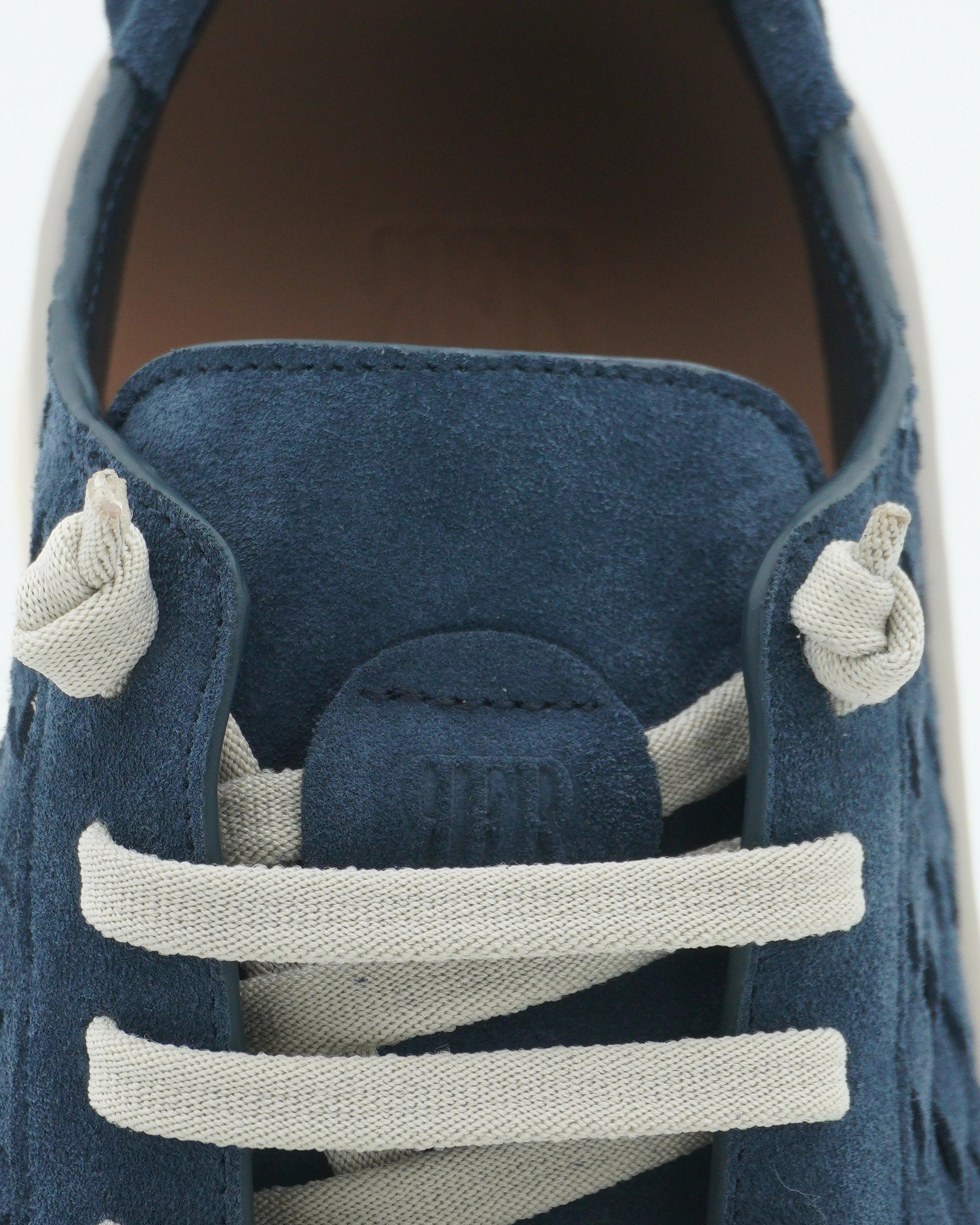 Fabiano Ricci Sneaker Weave Suede Navy