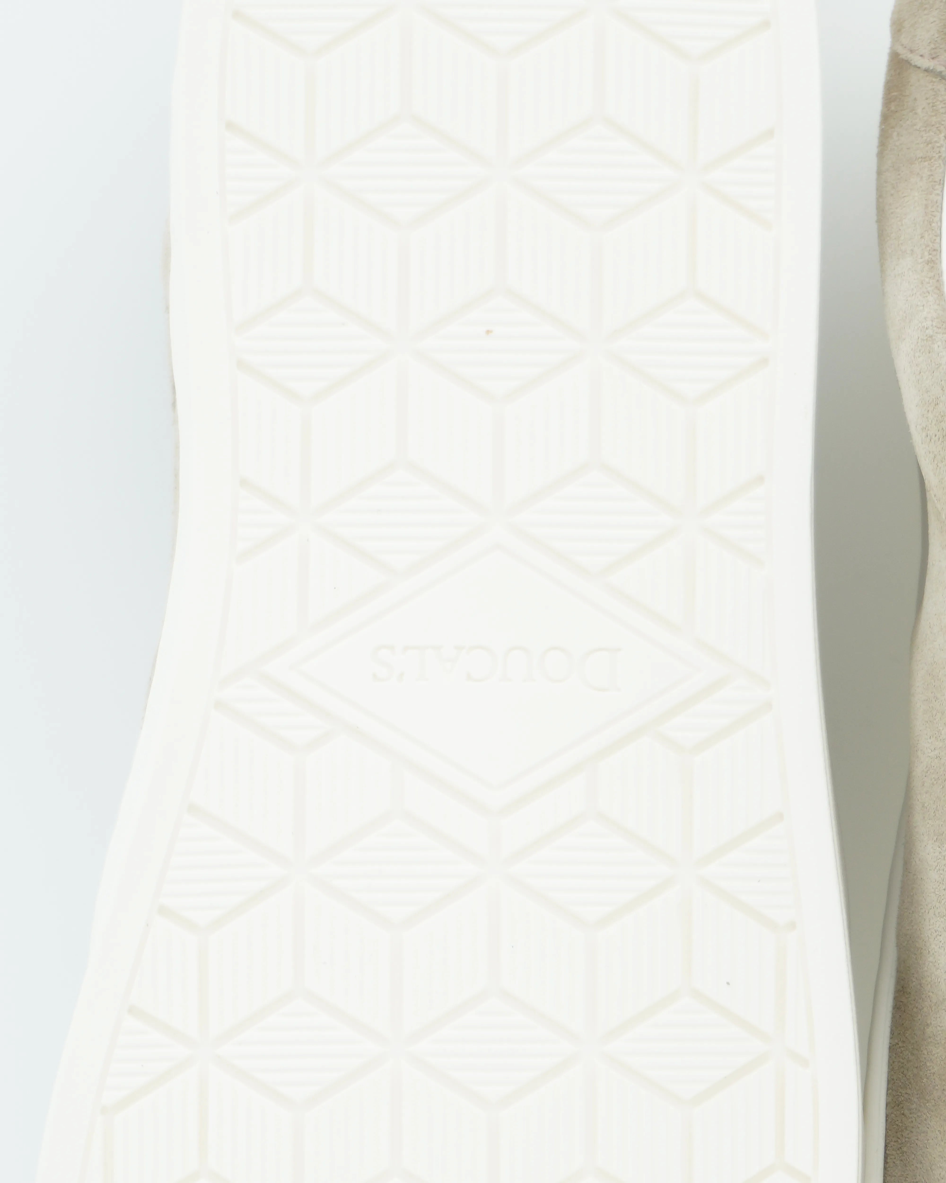 Doucals Sneaker No-Lace Suede Beige