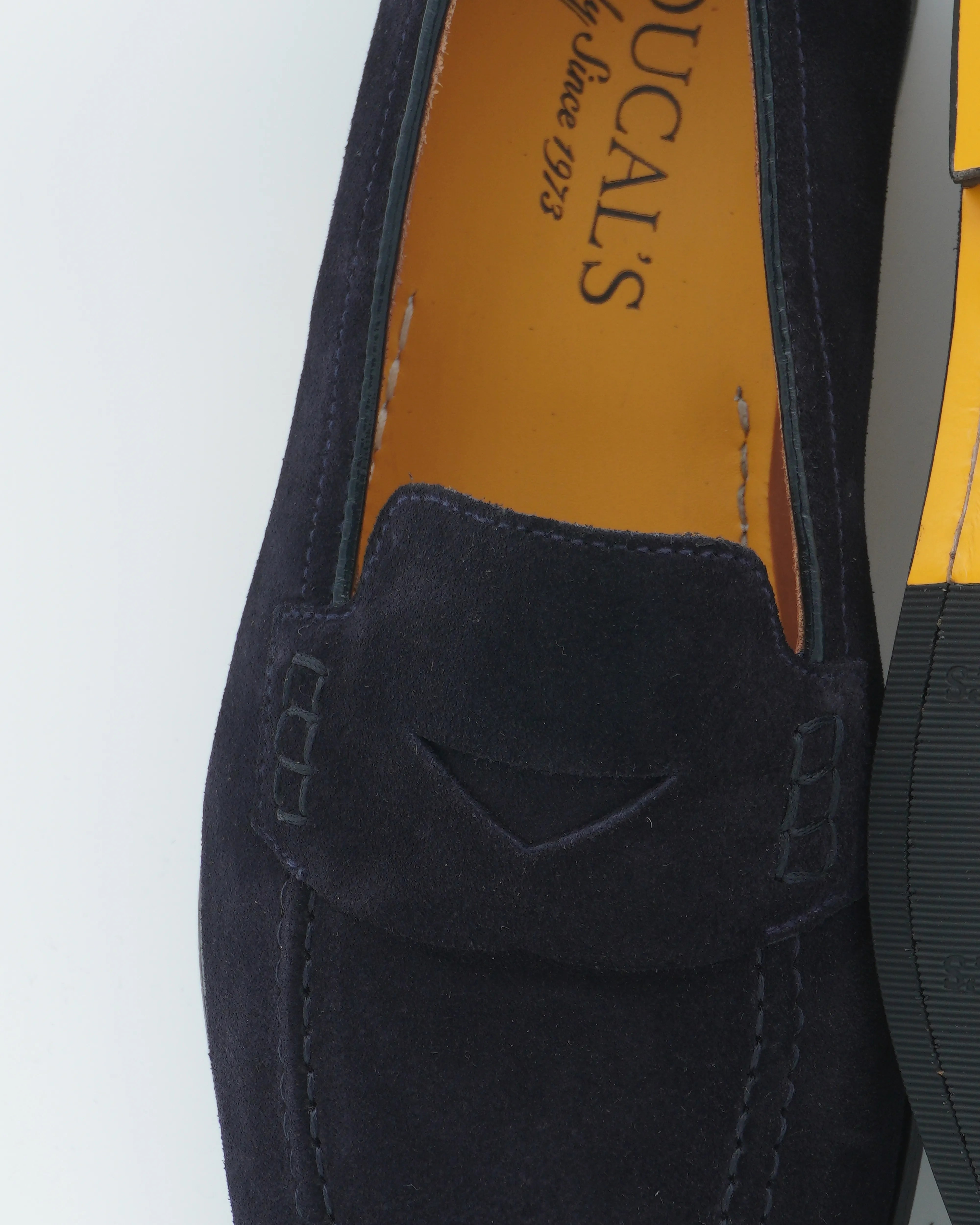 Doucals Penny Loafer Suede Navy