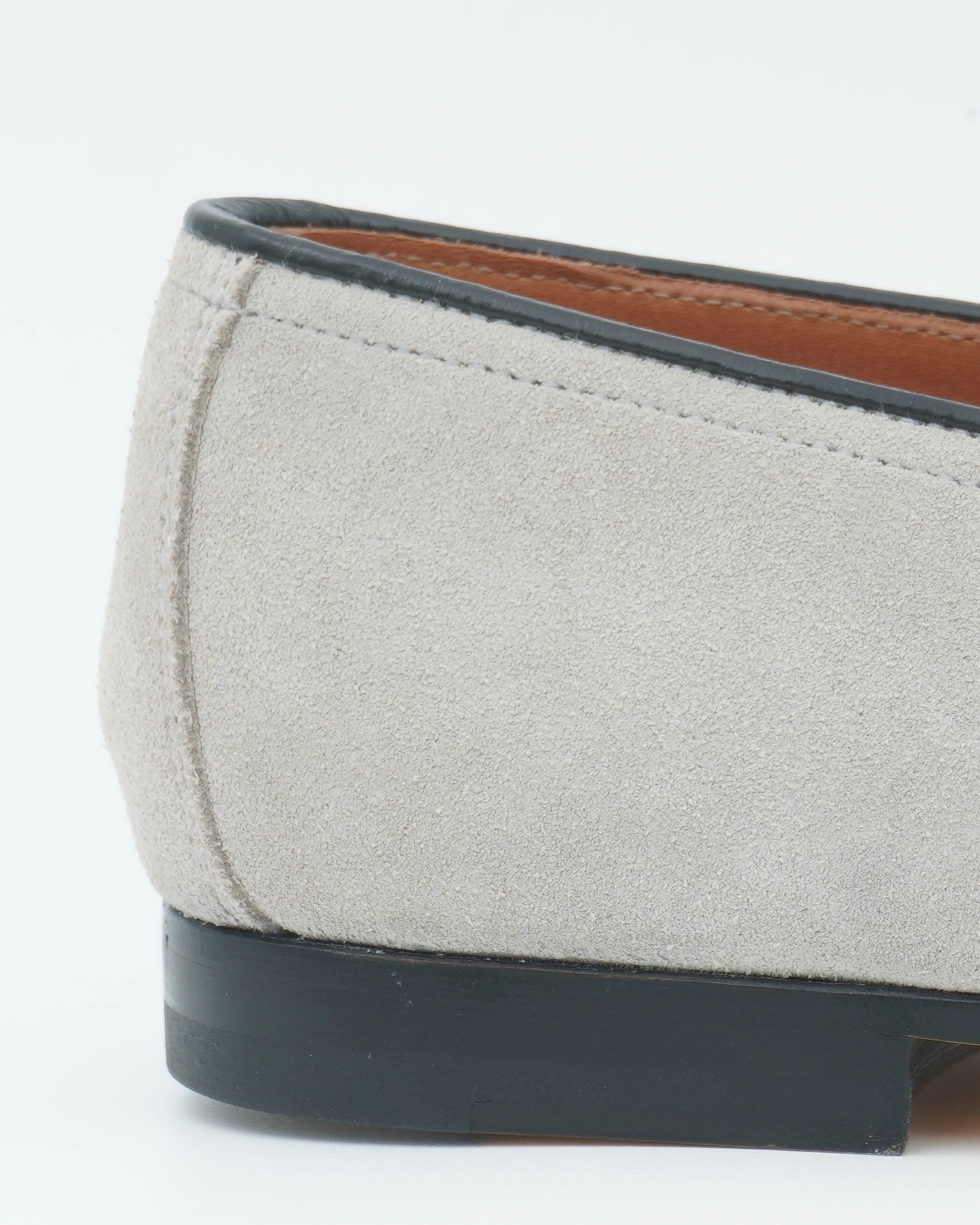 Doucals Penny Loafer Suede Light Grey