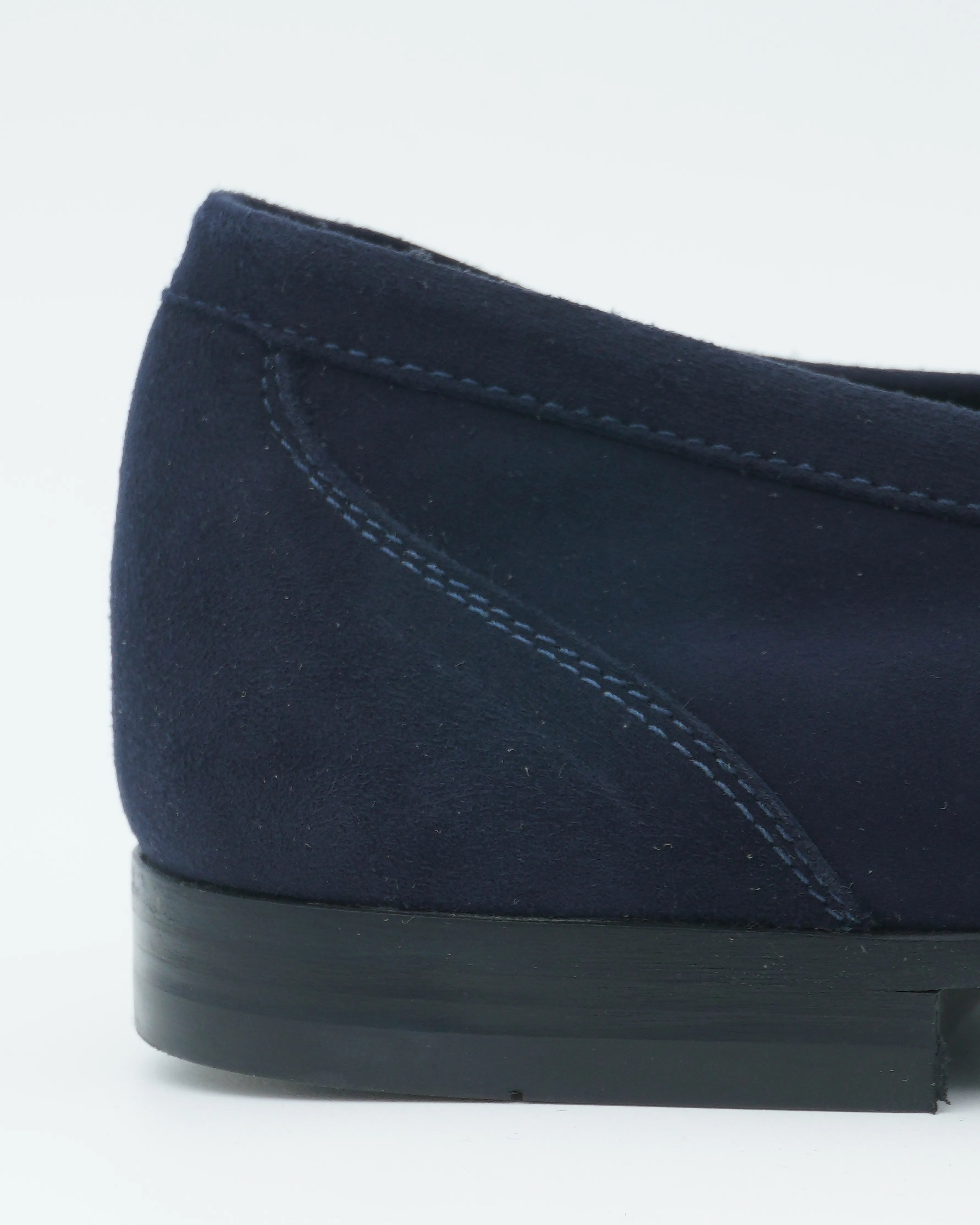 Fabiano Ricci Tassel Loafer Unlined Suede Navy