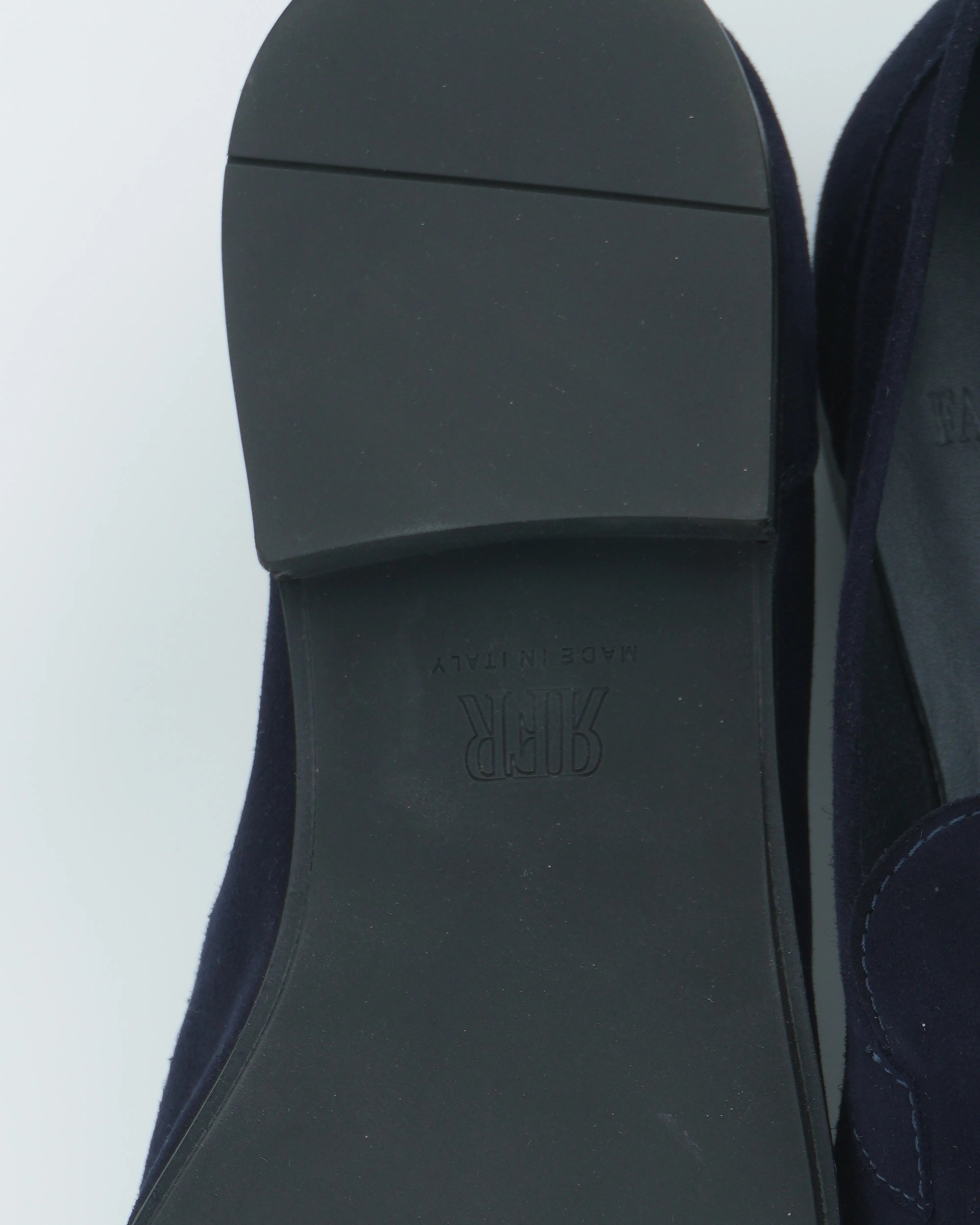 Fabiano Ricci Tassel Loafer Unlined Suede Navy