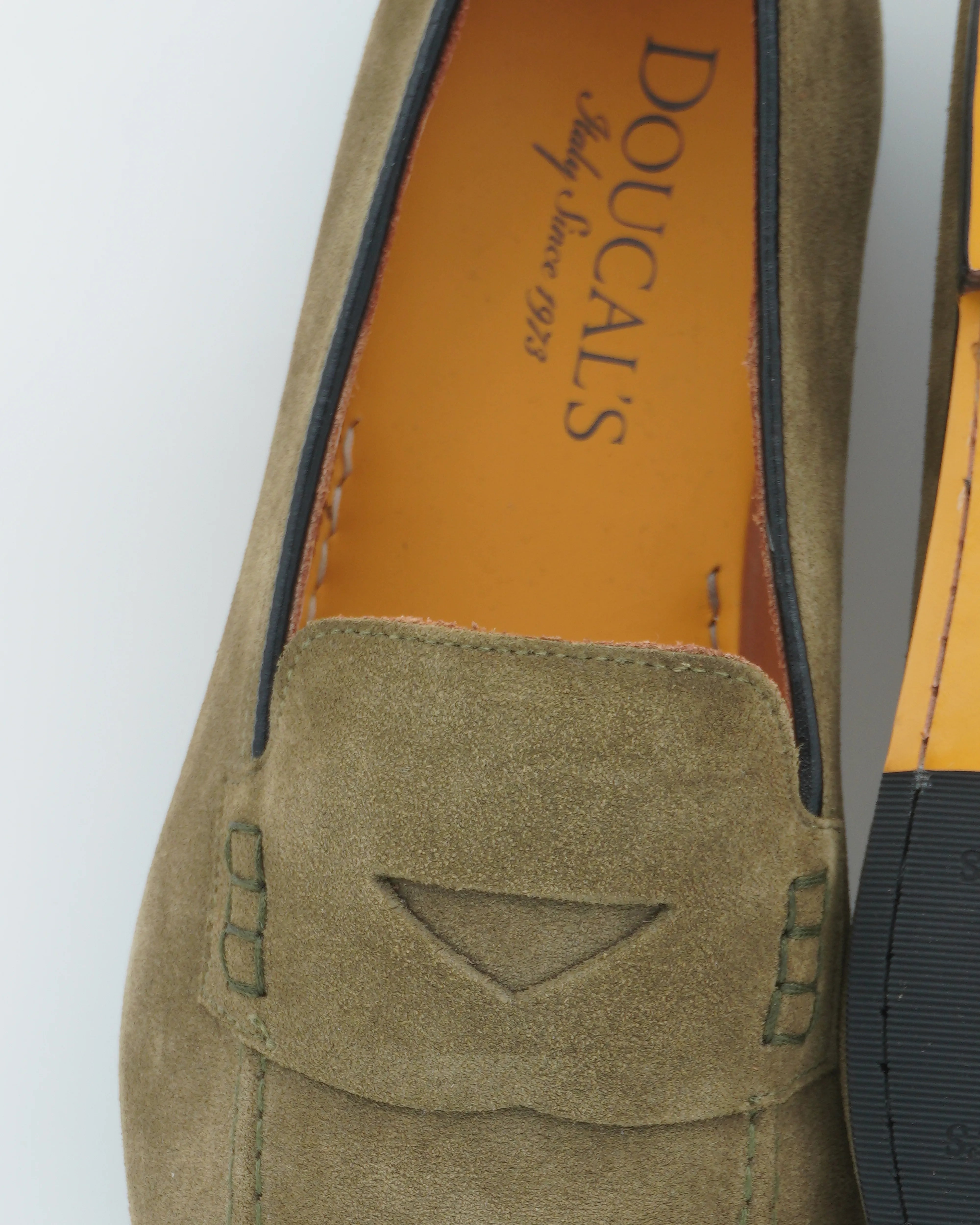 Doucals Penny Loafer Suede Green