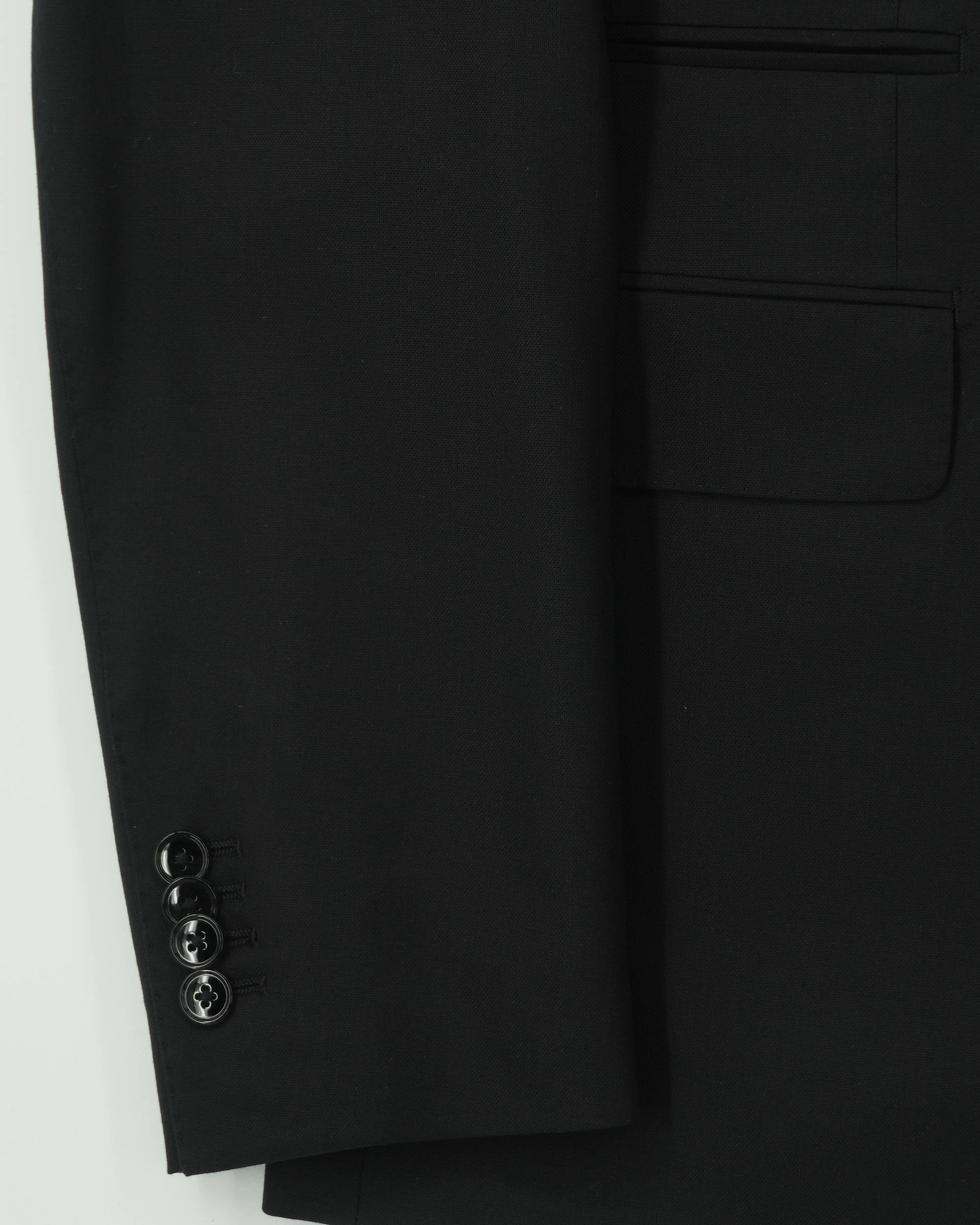 Thomas Jacket Wool Super 130 Black