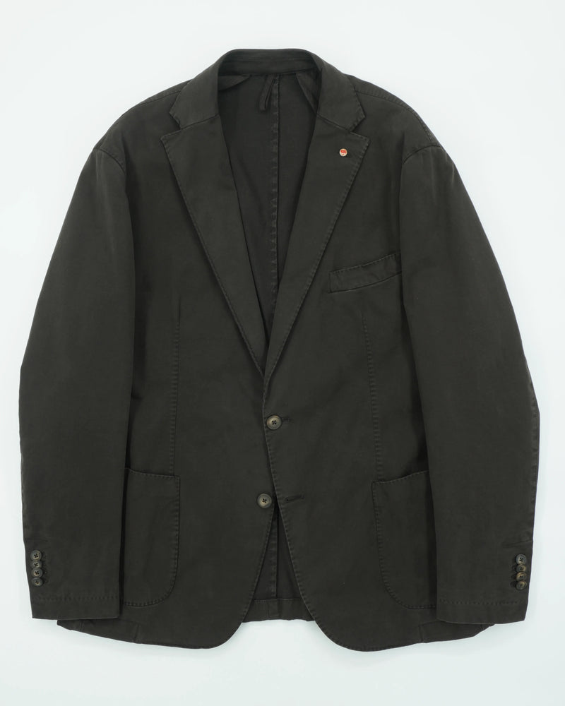 Jerry Key Jacket Cotton Stretch Brown