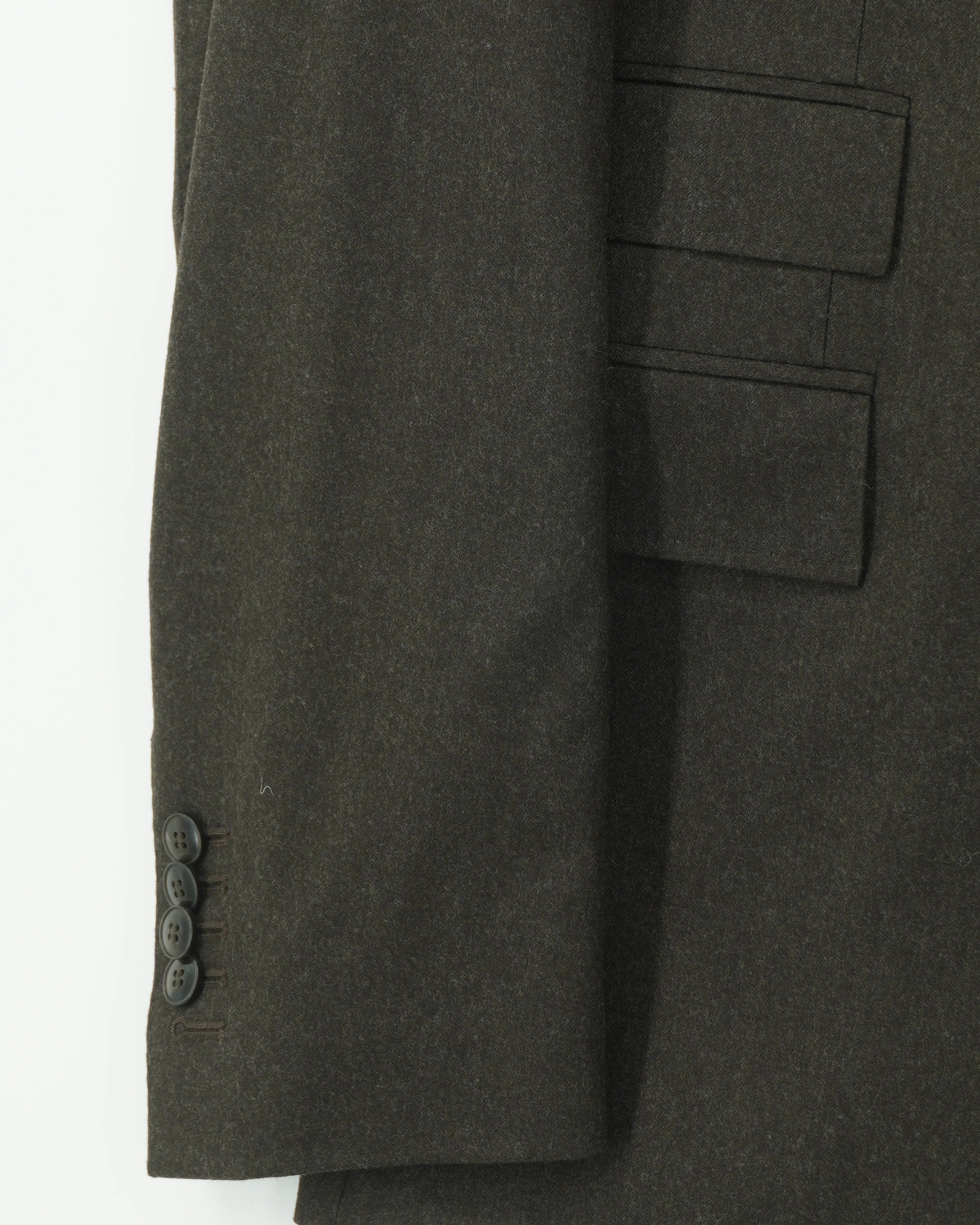 Morris Jacket Pure Wool Flannel Brown
