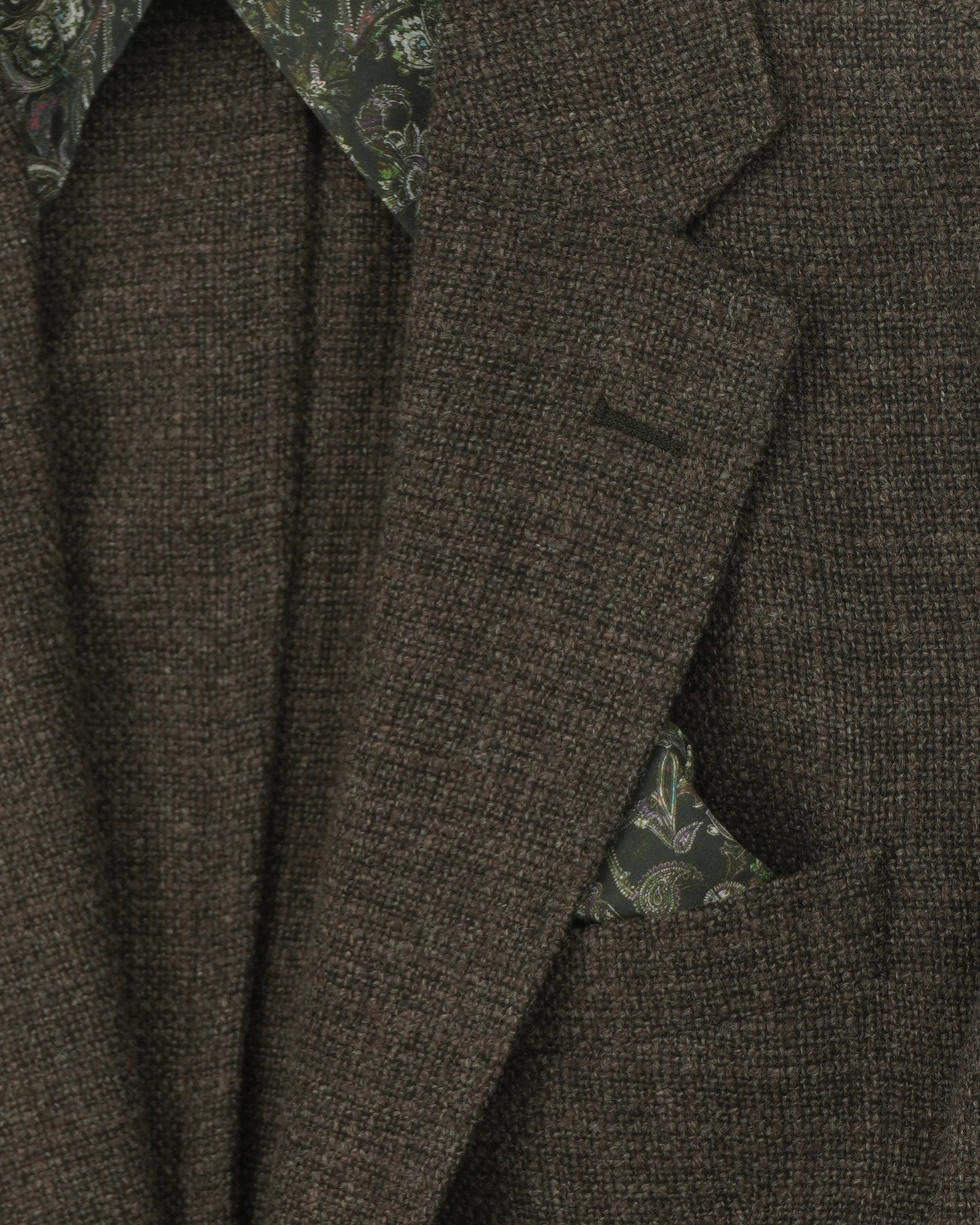 Sand Jacket Pure Wool Dark Brown