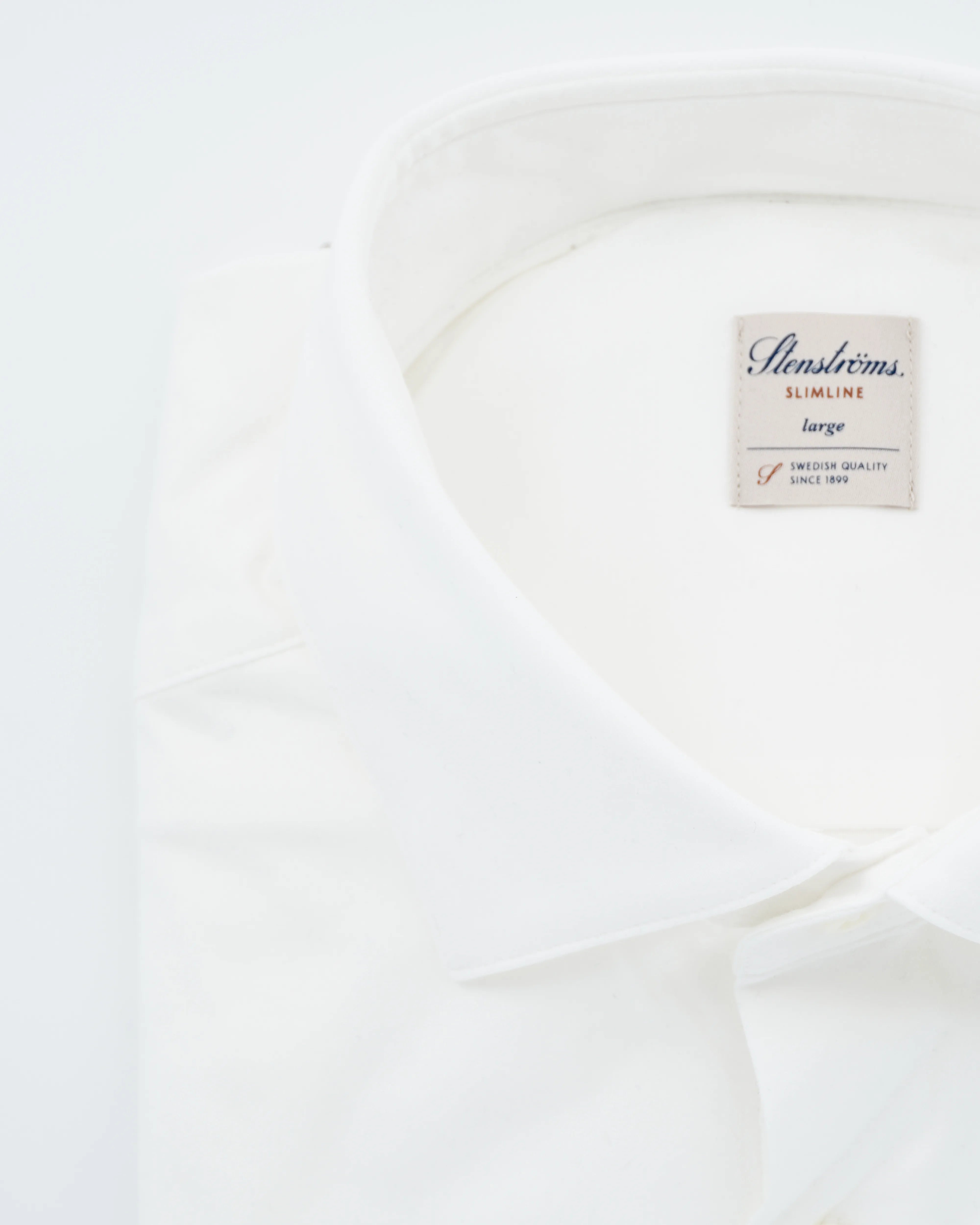 Stenströms Shirt Luxury Jersey White