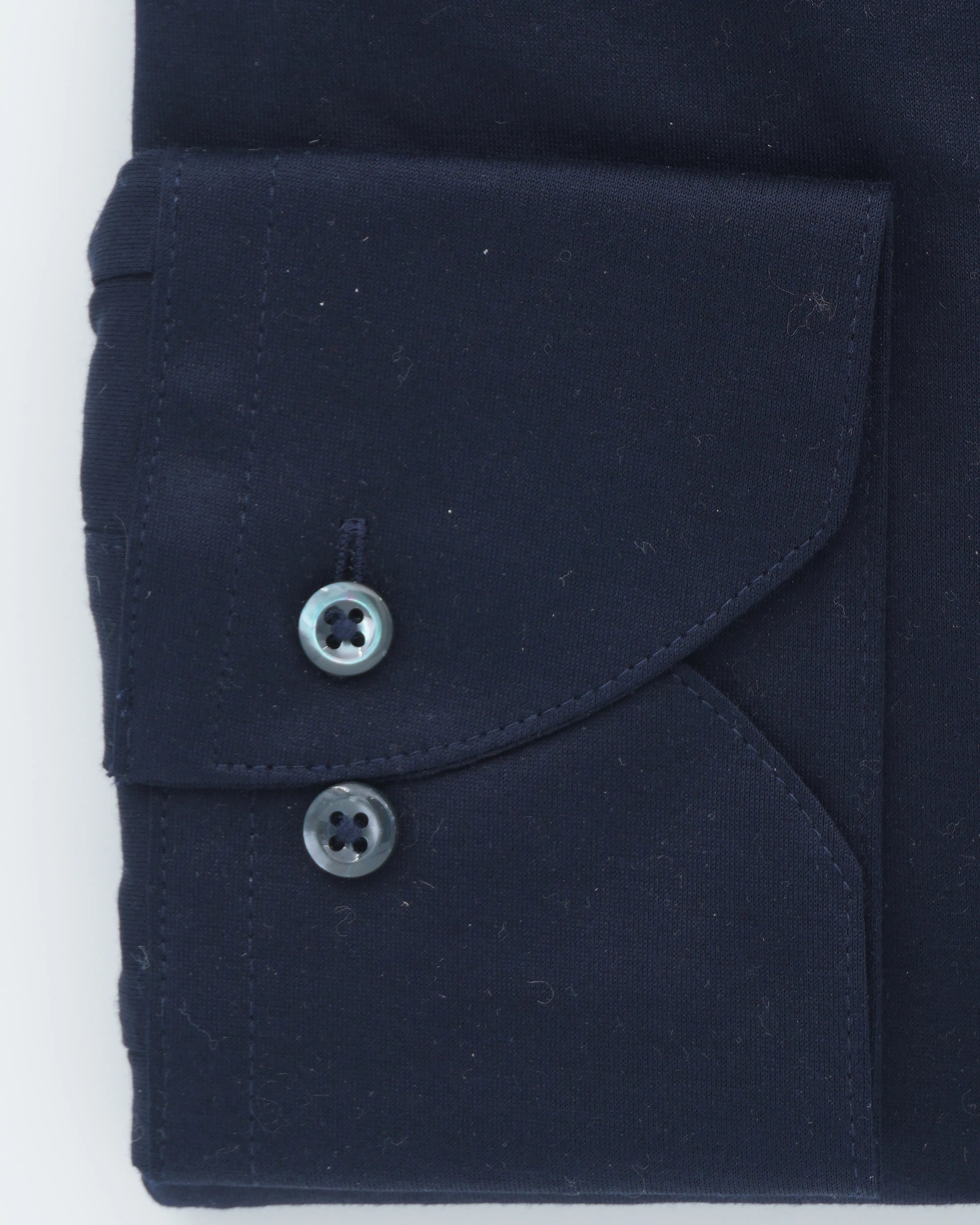 Stenströms Shirt Pure Cotton Jersey Navy