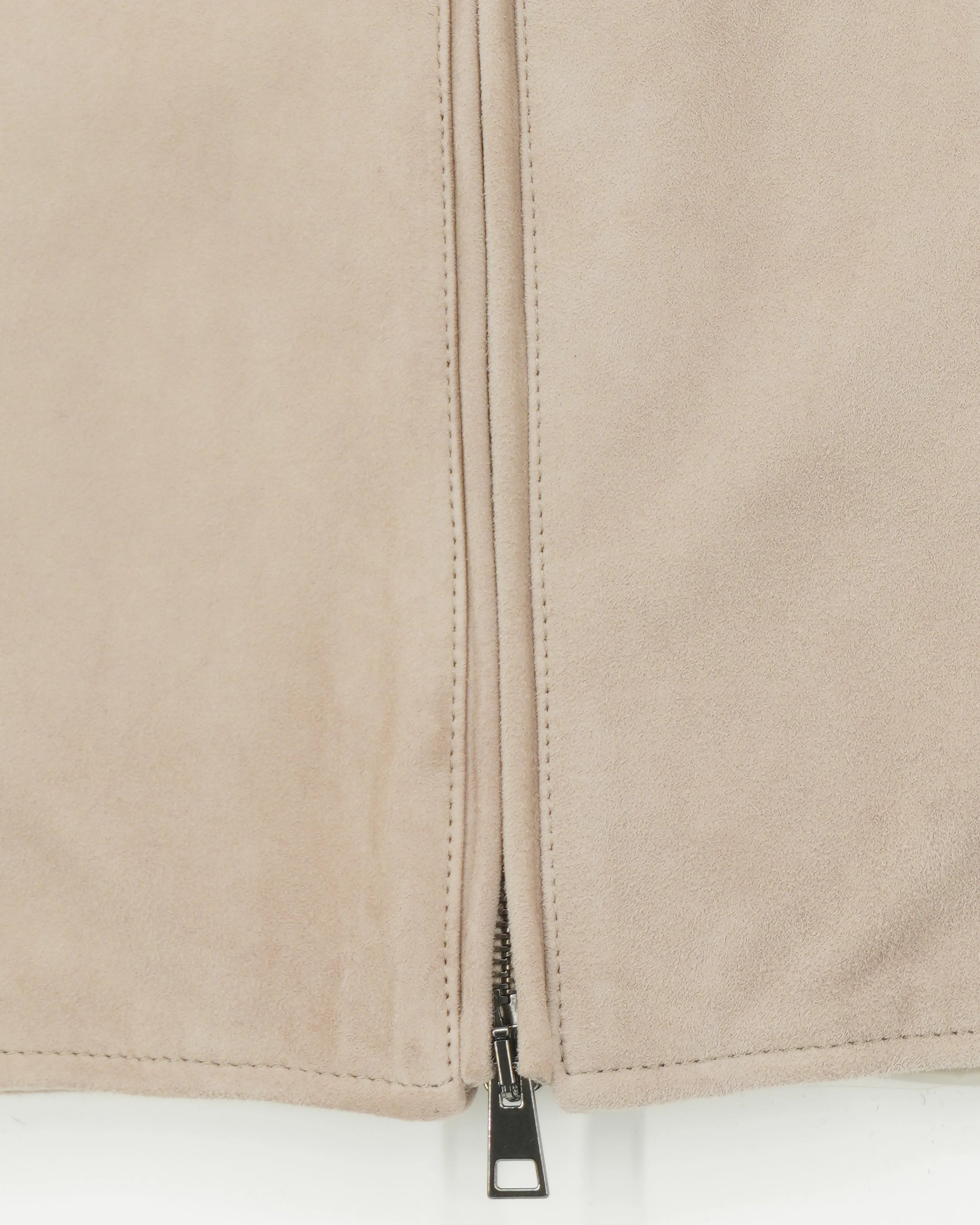 Zonda Vest Suede Unpadded Light Beige