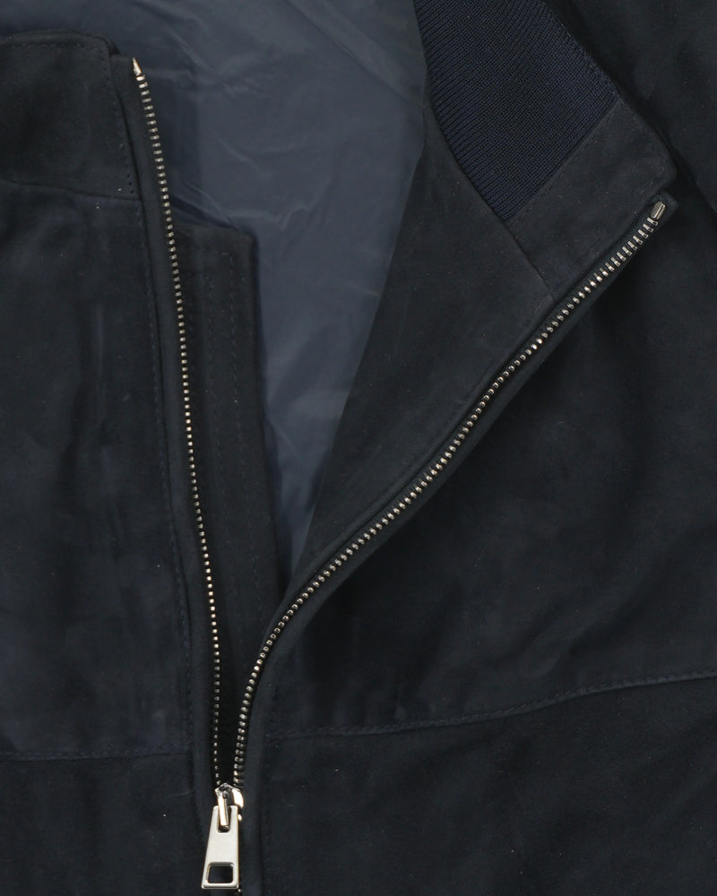 Zonda Vest Suede Unpadded Navy