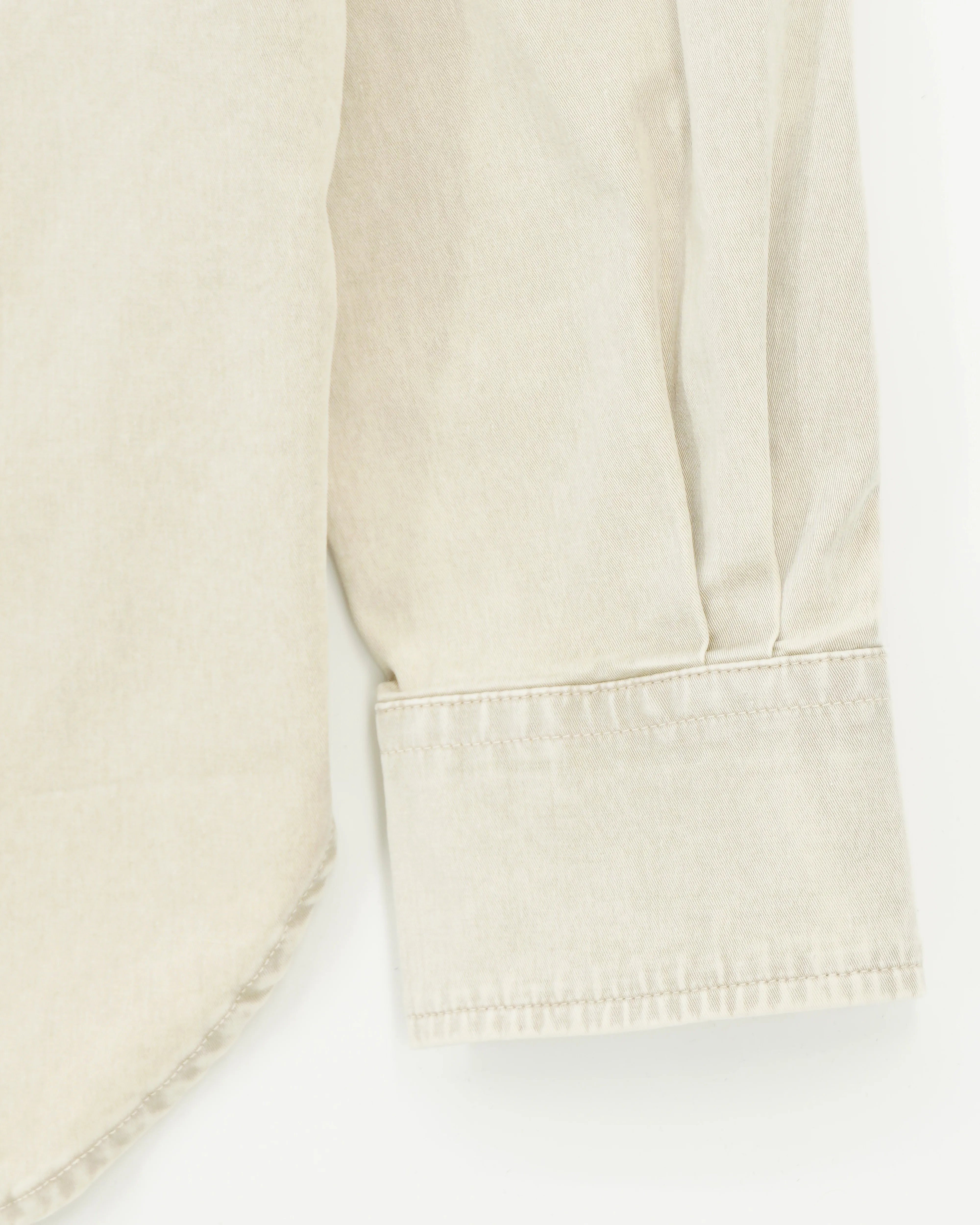 Dondup Western Shirt Garment Dyed Beige