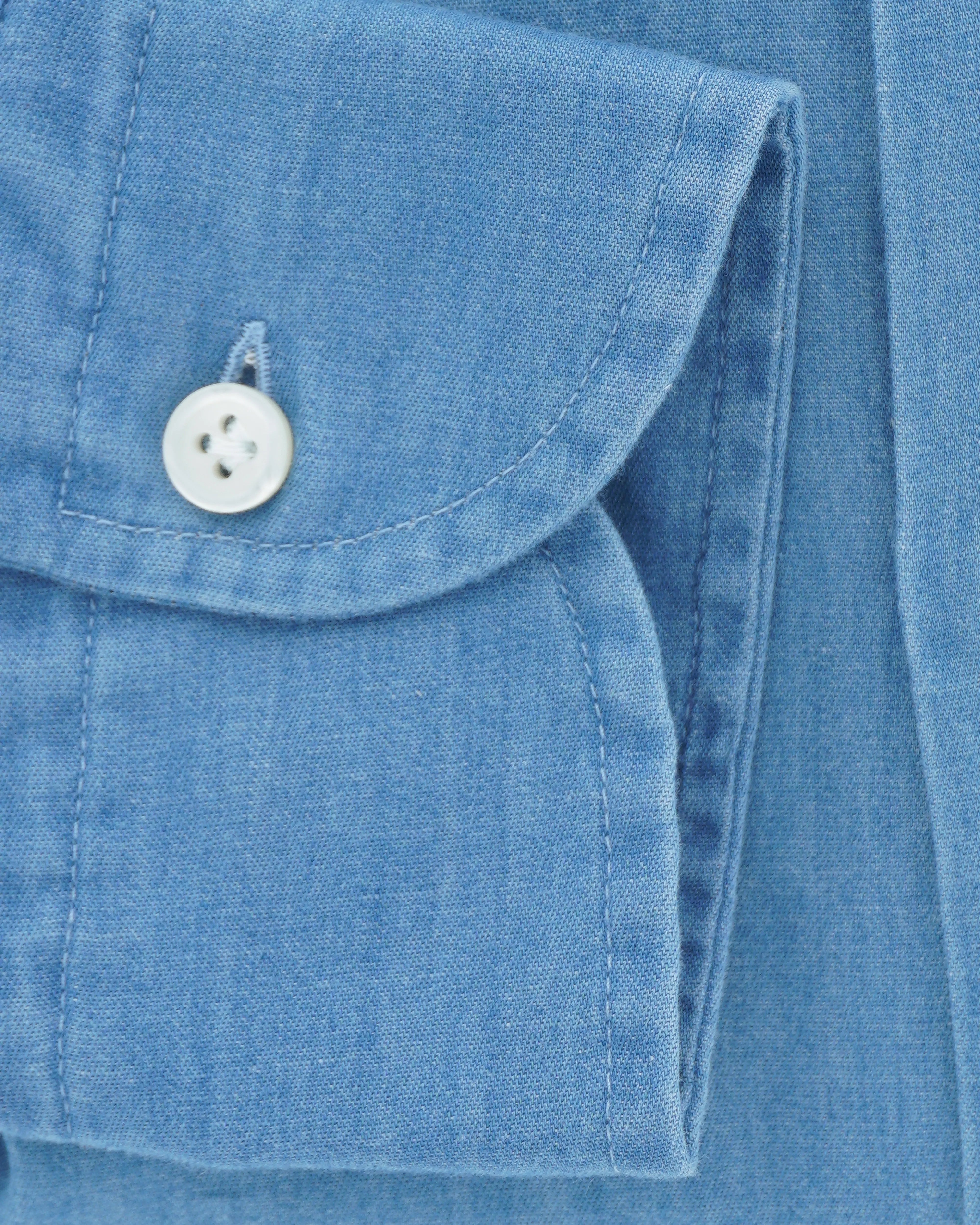 Sonrisa Shirt Washed Denim Medium Blue