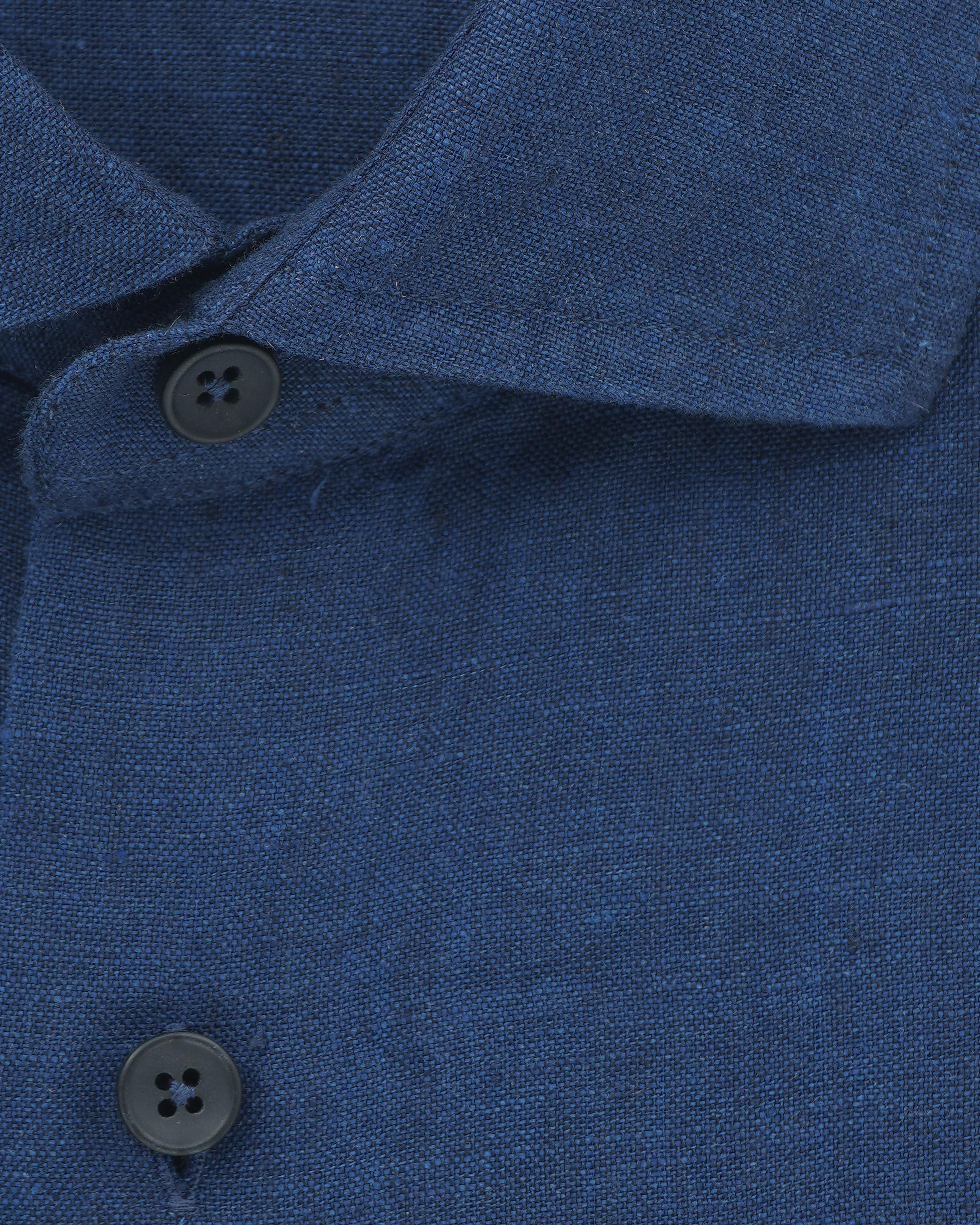 Xacus Shirt Pure Linen Regular Fit Navy