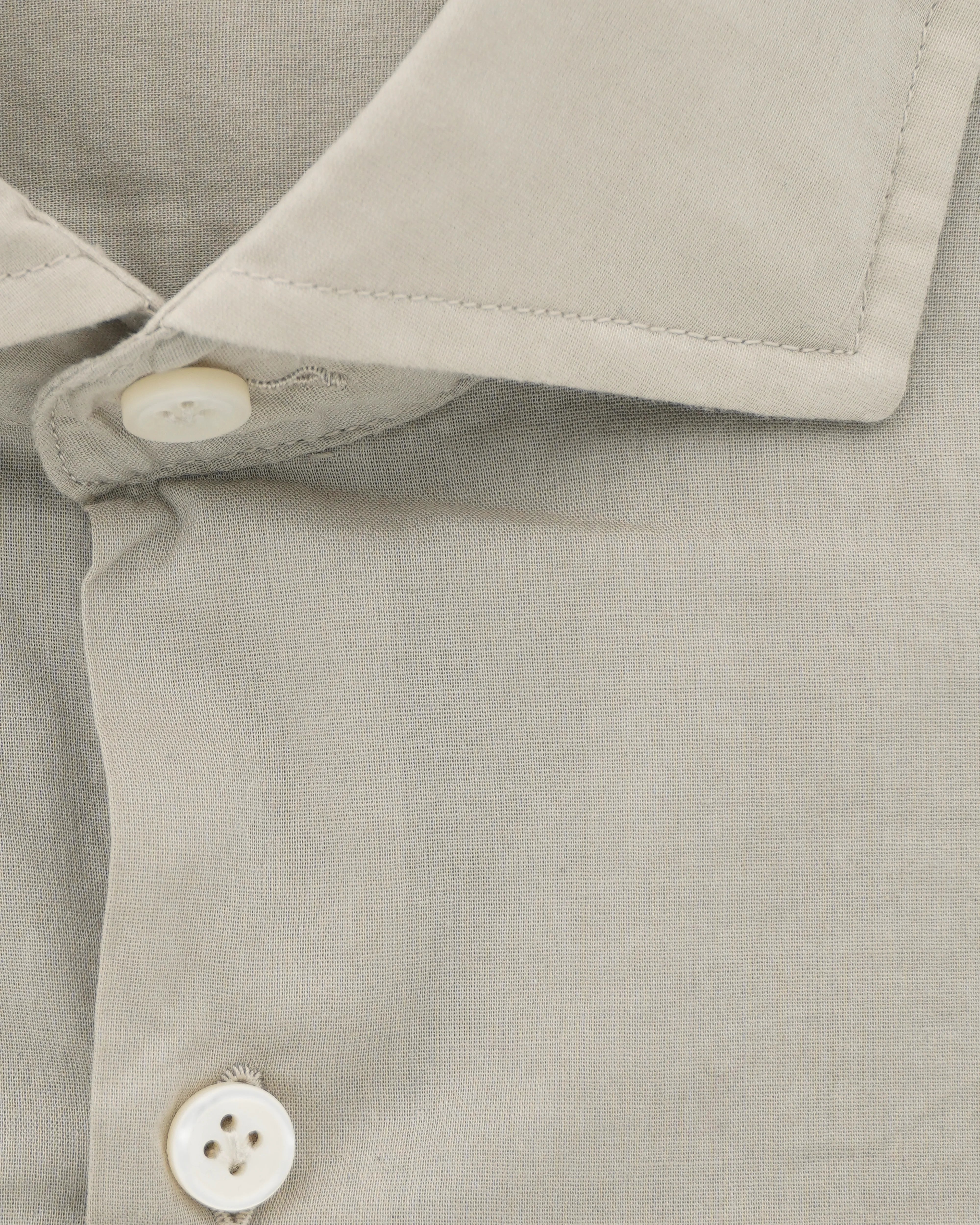 Sonrisa Shirt Lightweight Cotton Stretch Light Beige