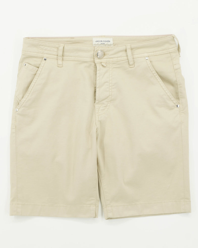 Jacob Cohen Shorts Lou Garment Dyed Light Beige