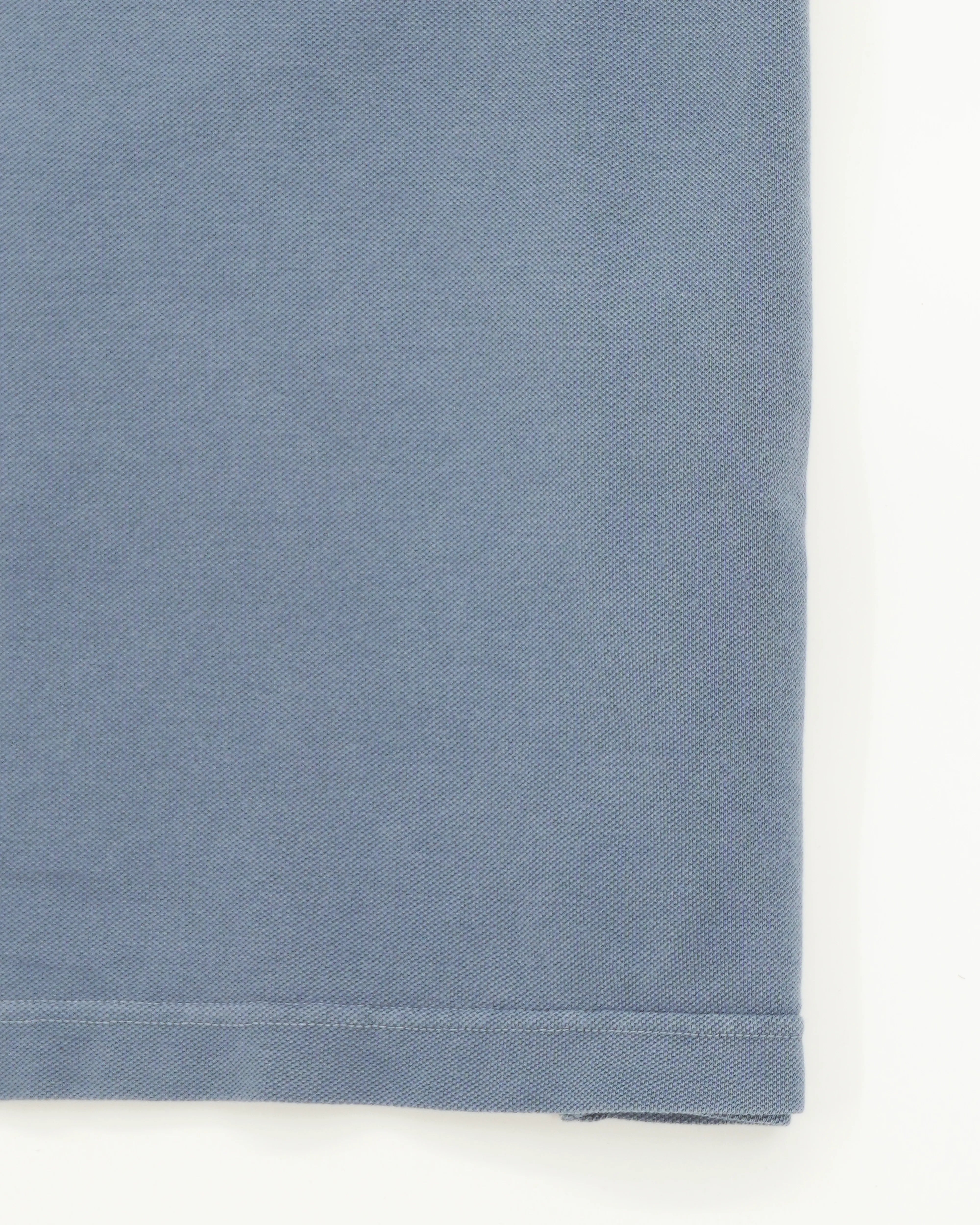 Sonrisa Polo Shirt Washed Cotton Medium Blue