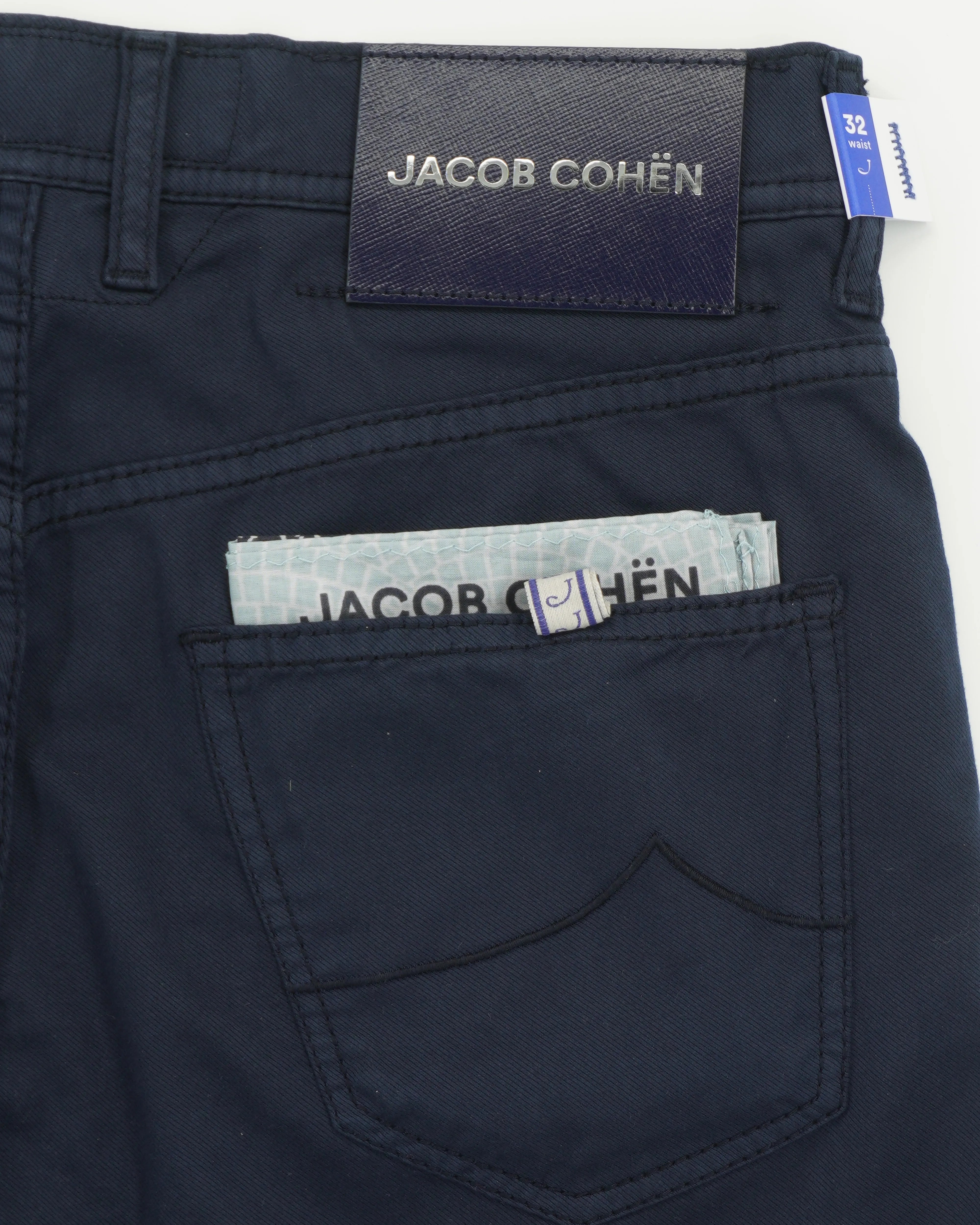Jacob Cohen Shorts Nicolas Garment Dyed Navy