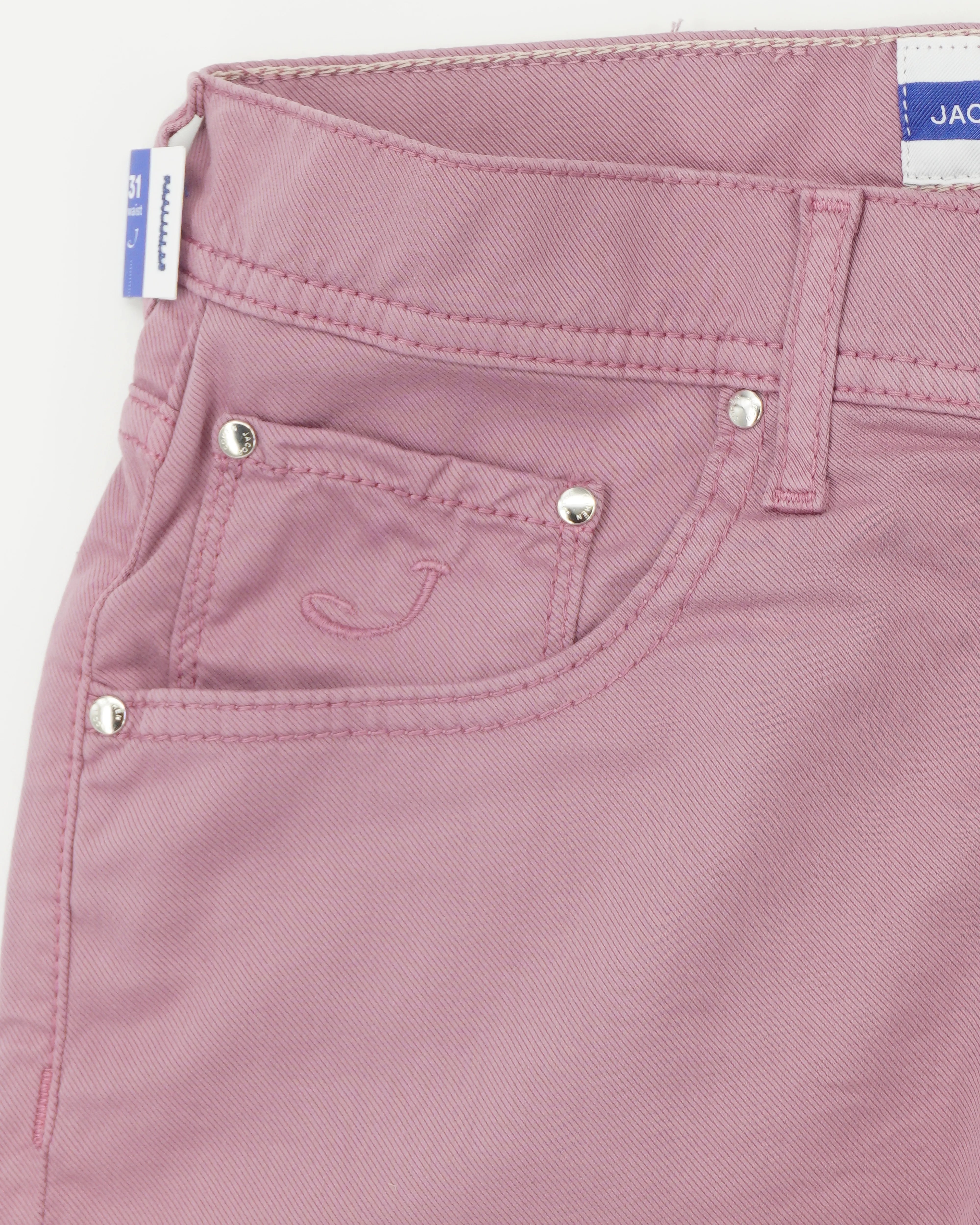 Jacob Cohen Shorts Nicolas Garment Dyed Washed Pink