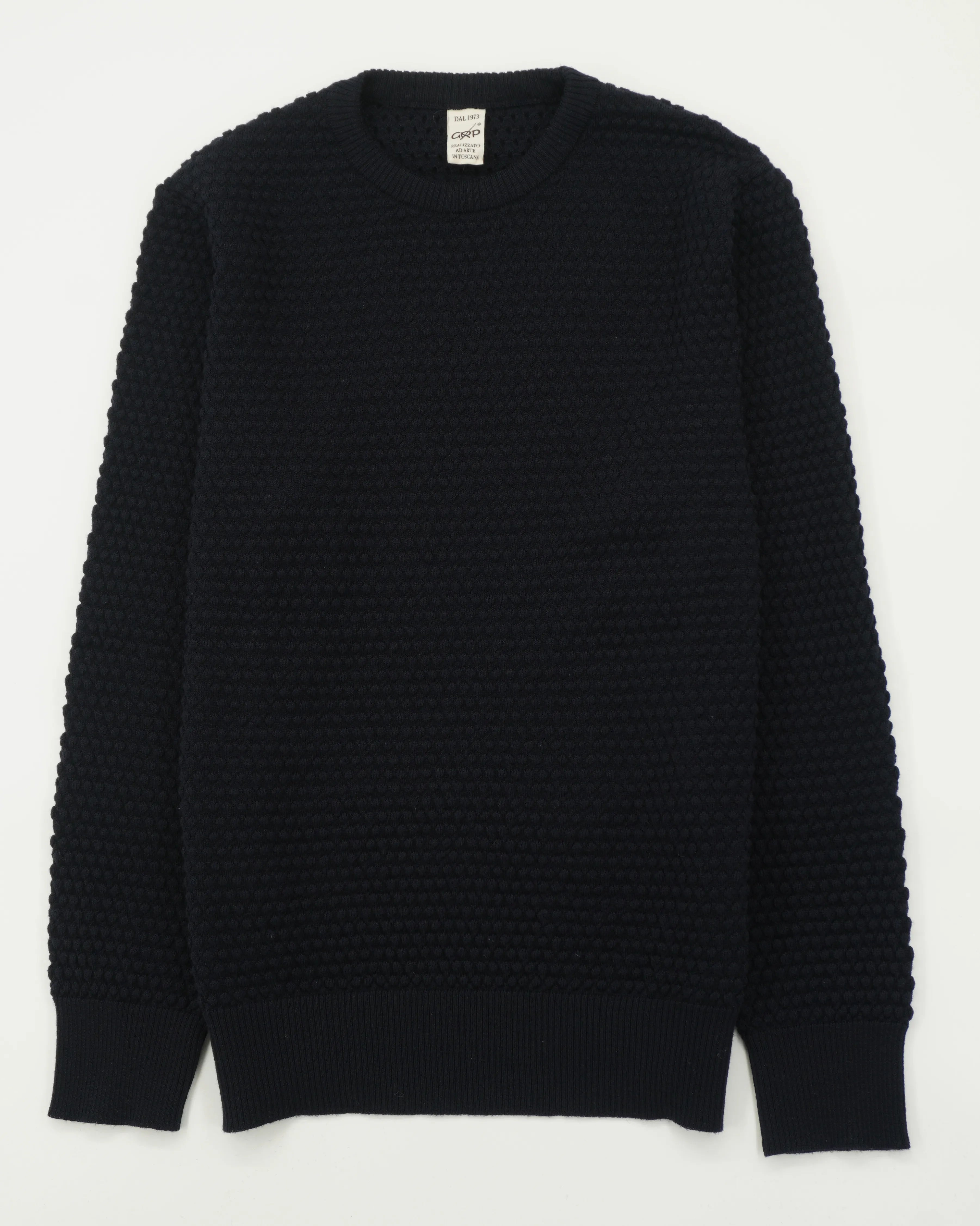 GRP Pullover Spotknit Pure Merino Navy