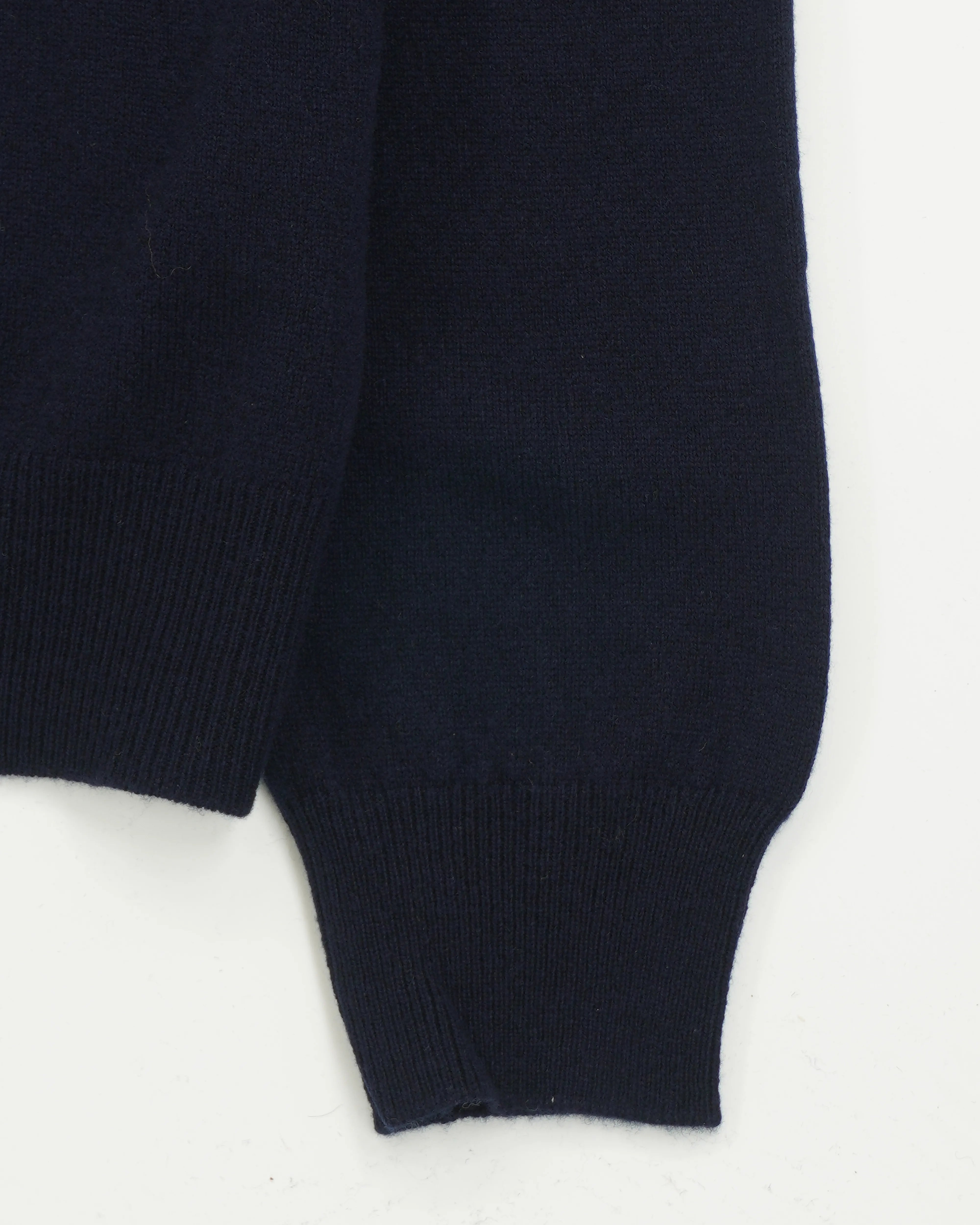 Gran Sasso Turtleneck Wool Cashmere Navy