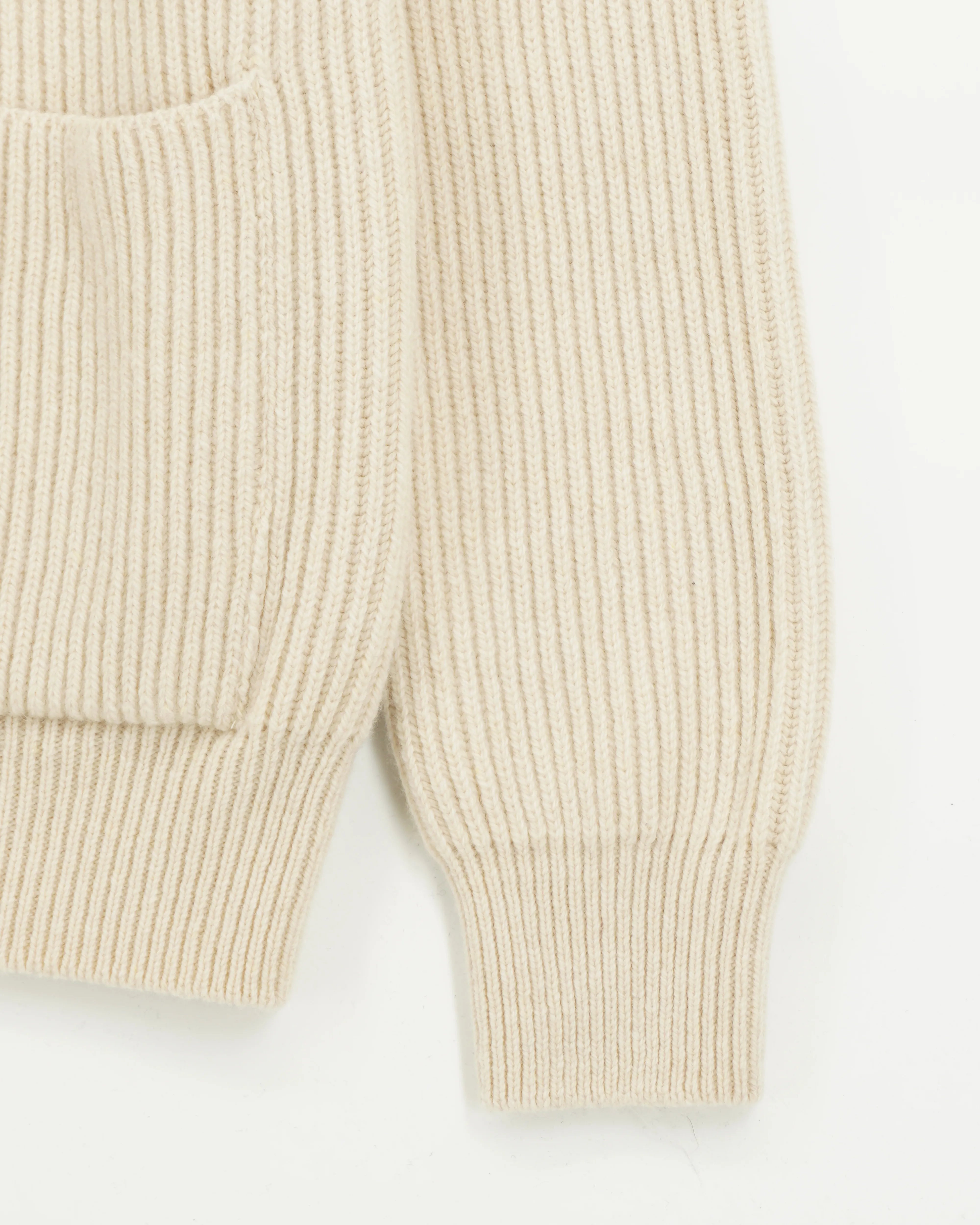 GRP Full Zip Wool Cashmere Beige