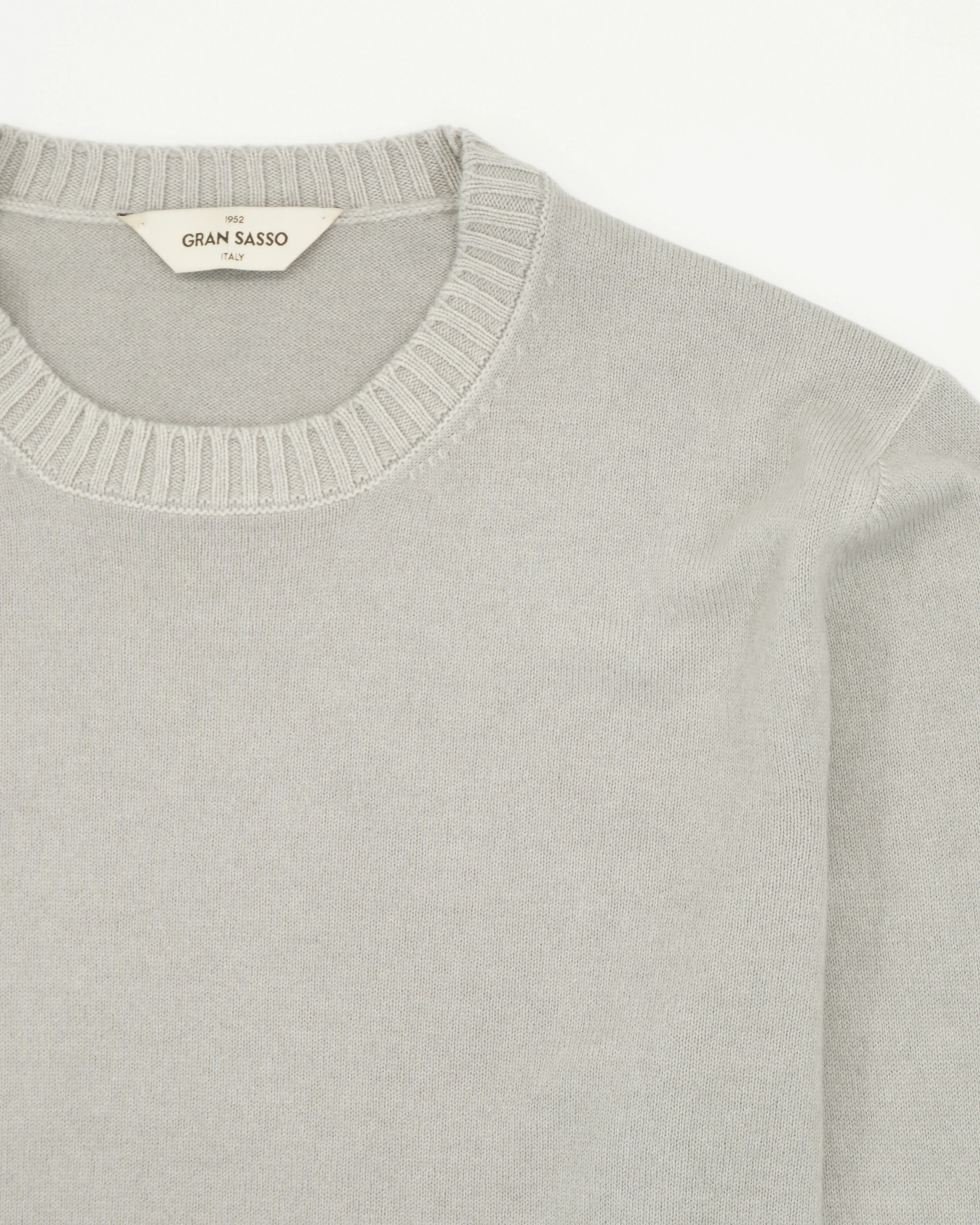 Gran Sasso Pullover Wool Cashmere Light Grey