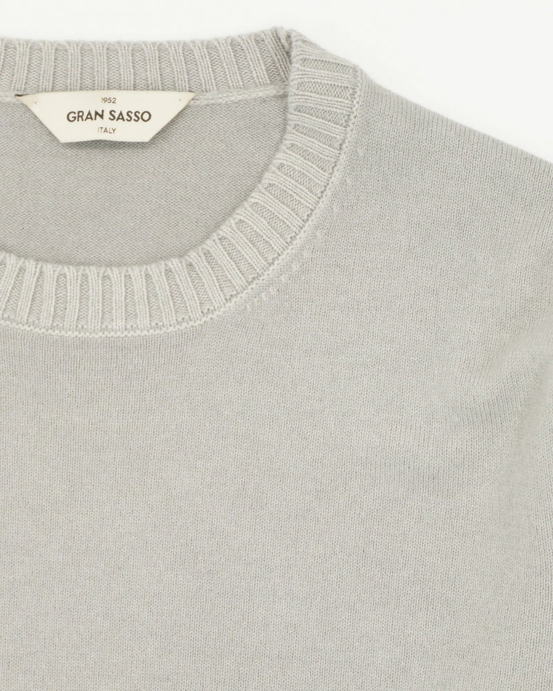 Gran Sasso Pullover Wool Cashmere Light Grey