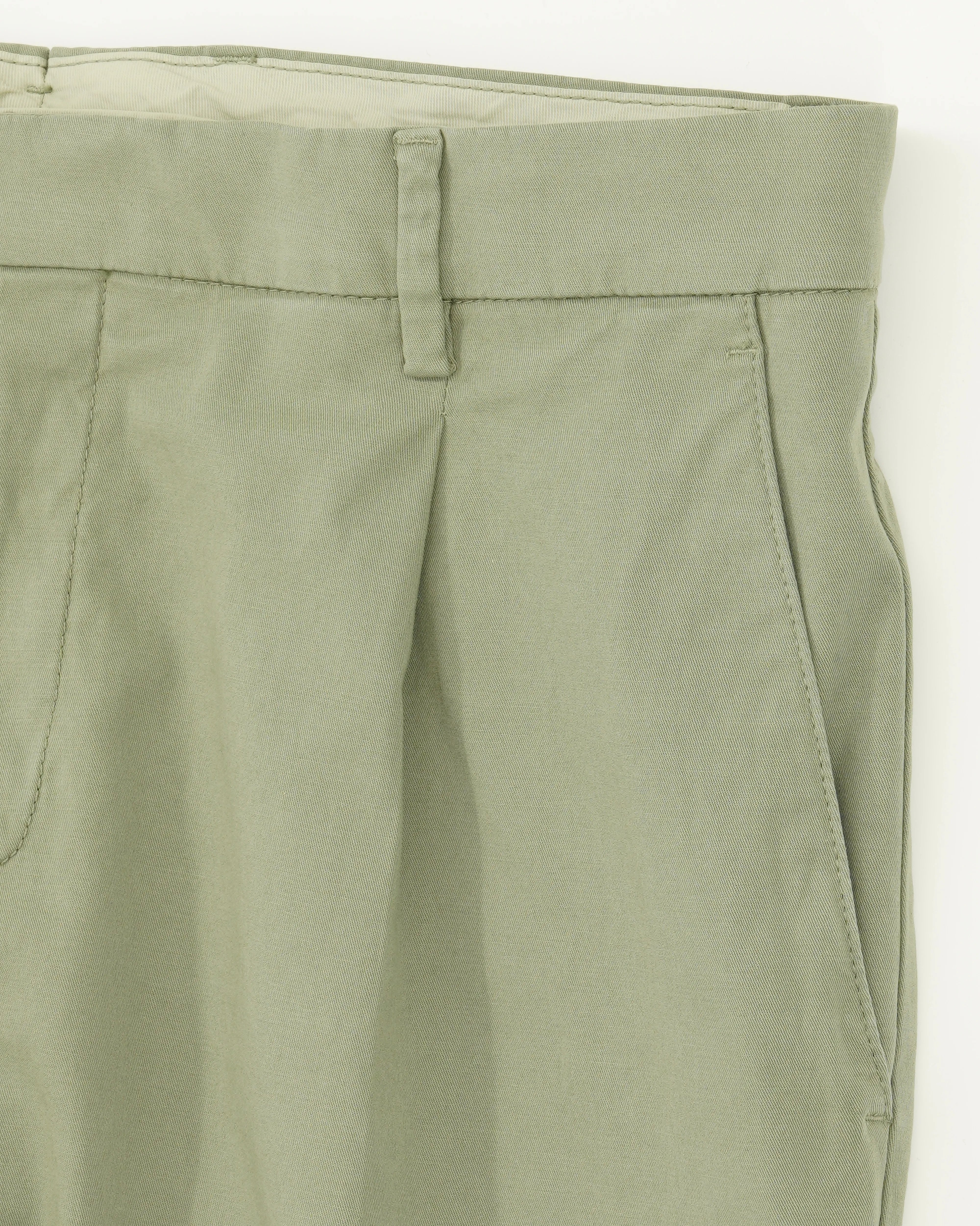 Lardini Trousers Garment Dyed Cotton Green