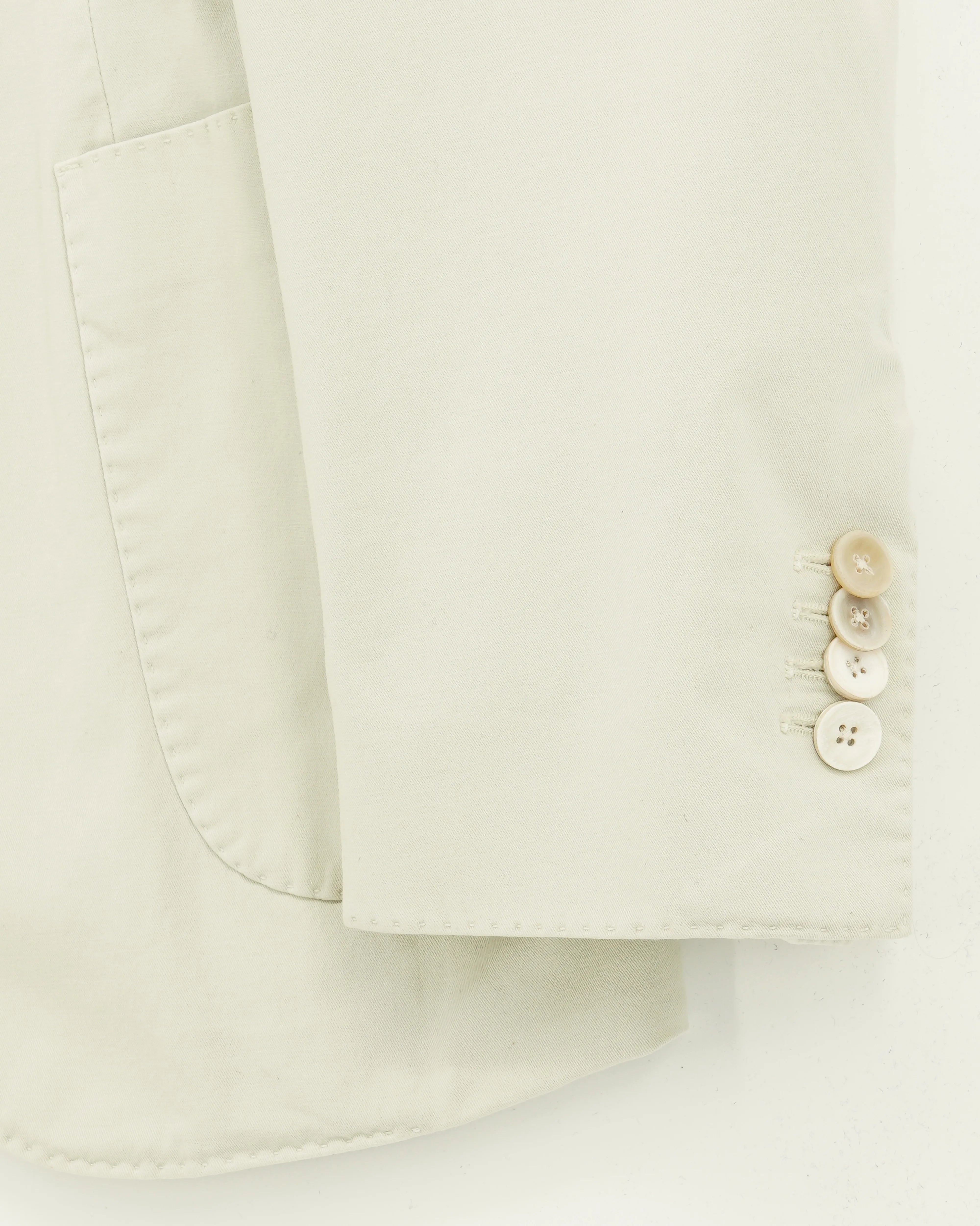 Lardini Jacket Garment Dyed Cotton Light Green