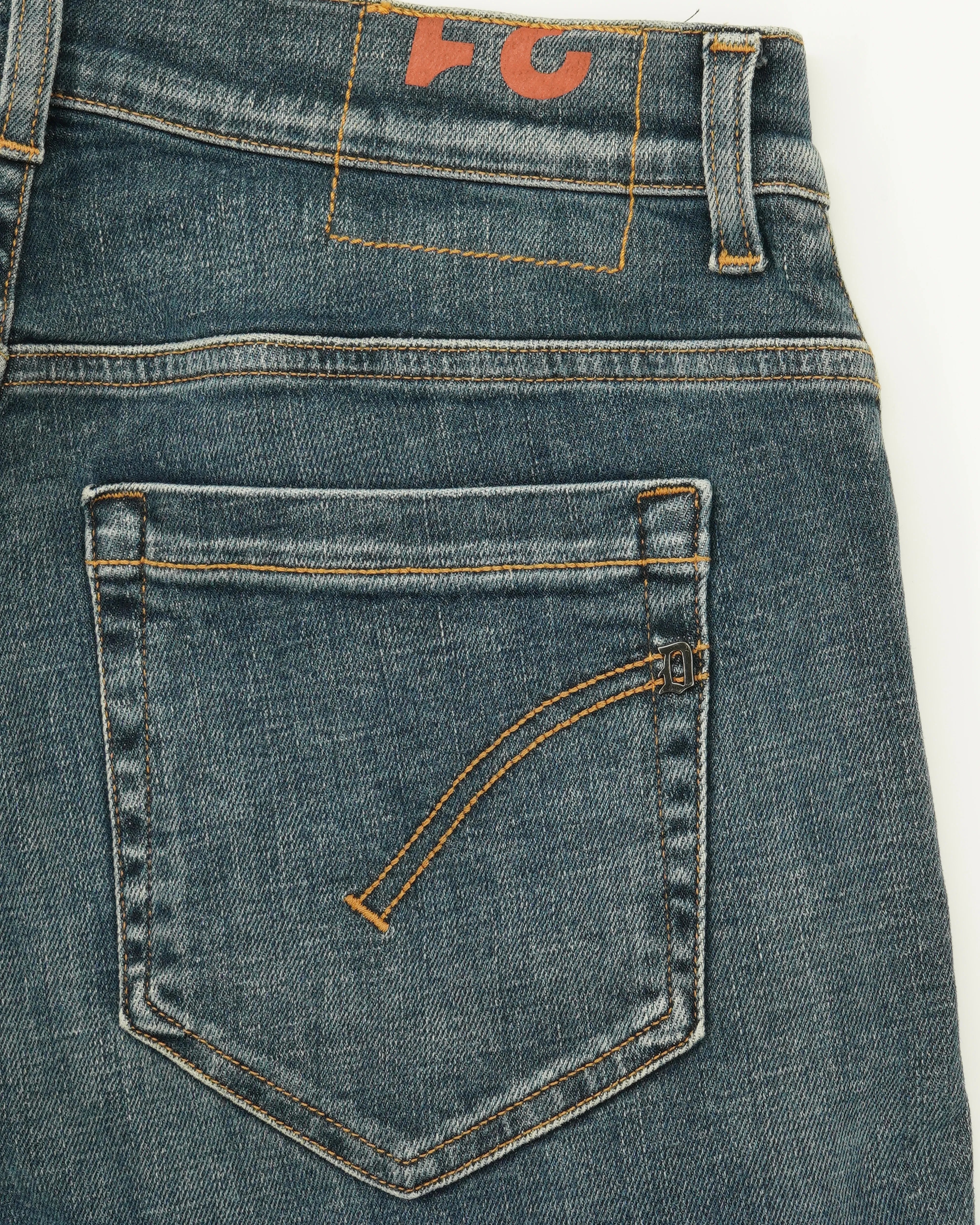 Dondup George Stretch Denim Medium Blue