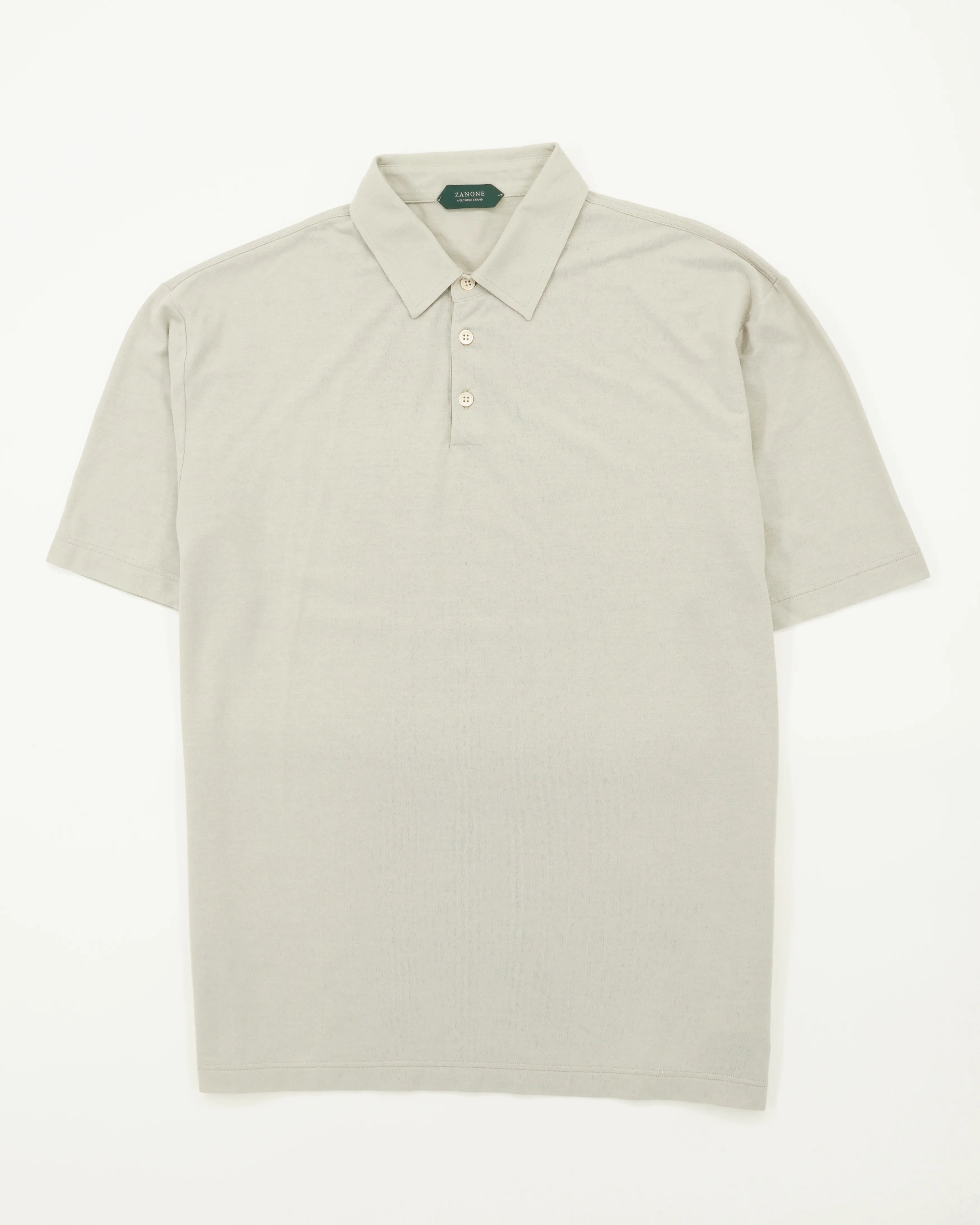 Zanone Polo Shirt Ice Cotton Light Grey
