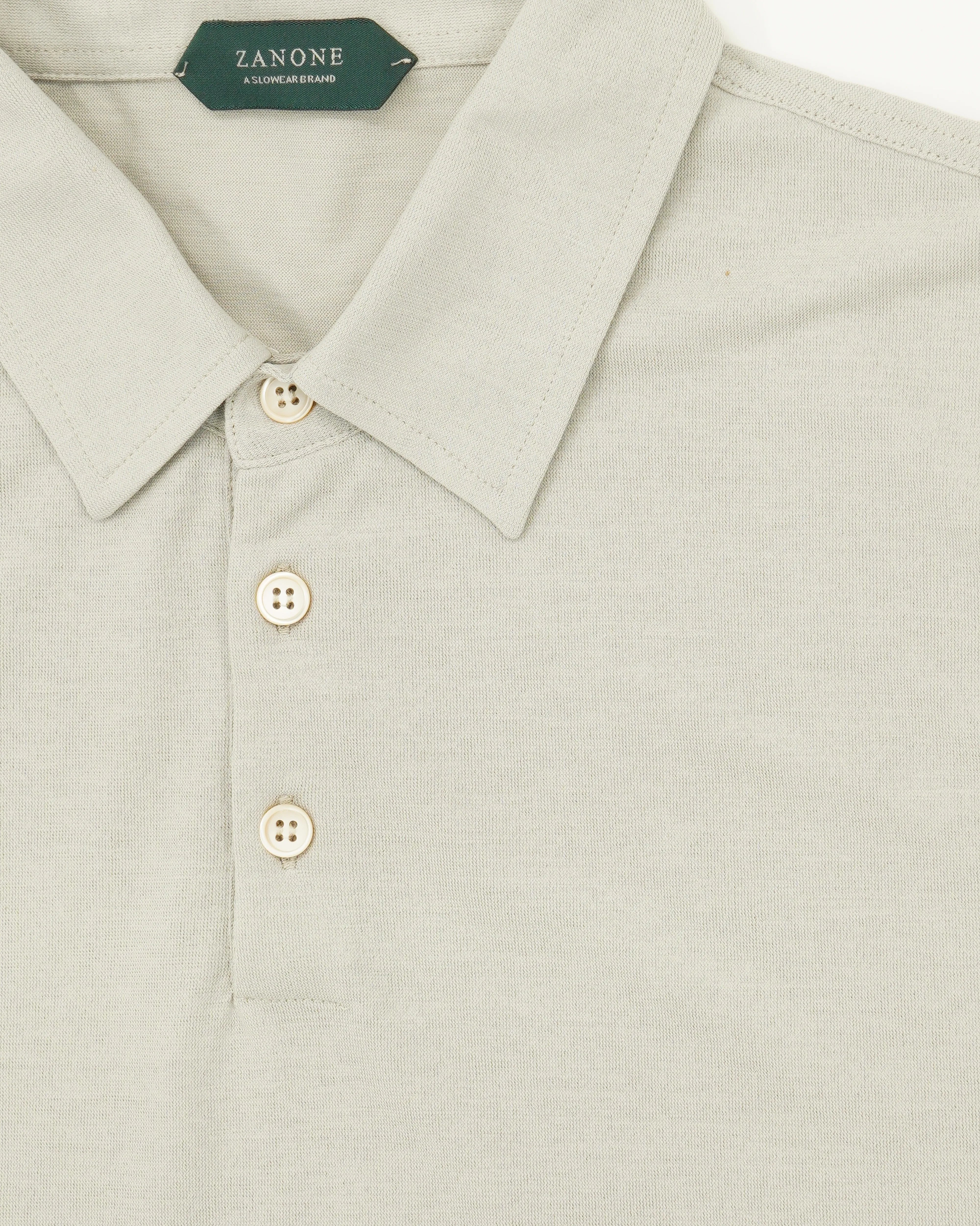 Zanone Polo Shirt Ice Cotton Light Grey