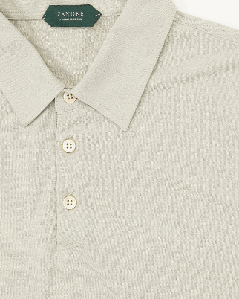 Zanone Polo Shirt Ice Cotton Light Grey