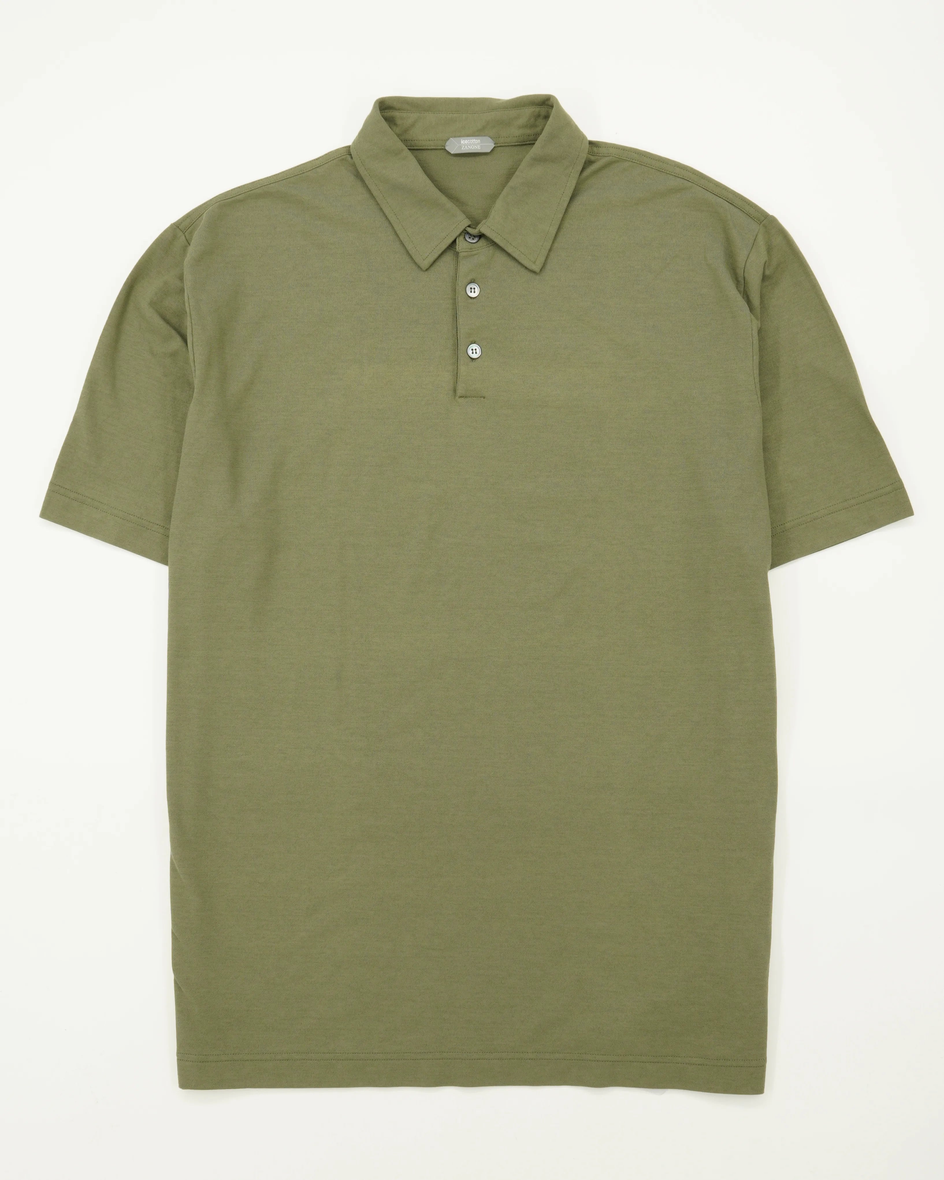 Zanone Polo Shirt Ice Cotton Green