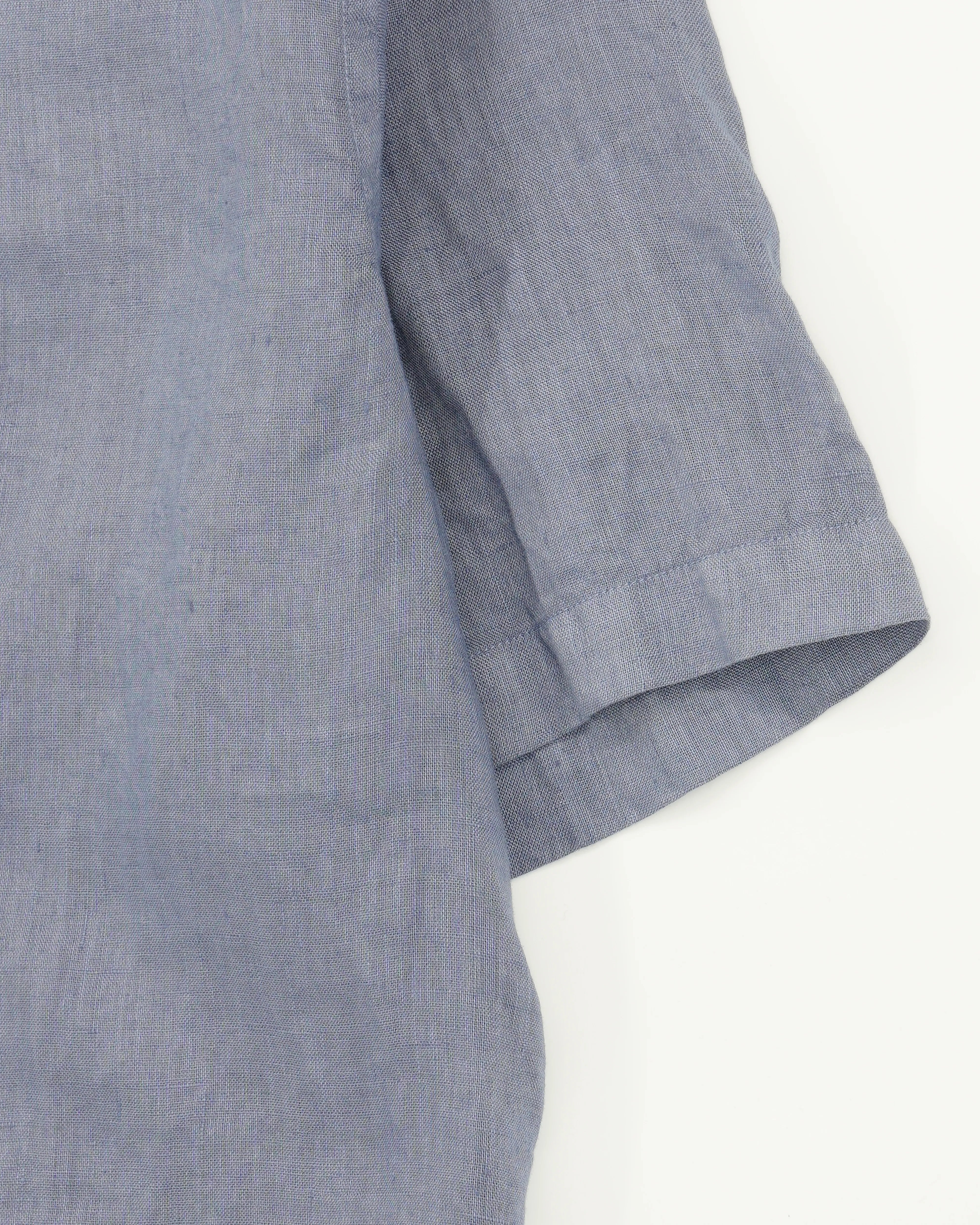 Altea Resort Shirt Pure Linen Medium Blue