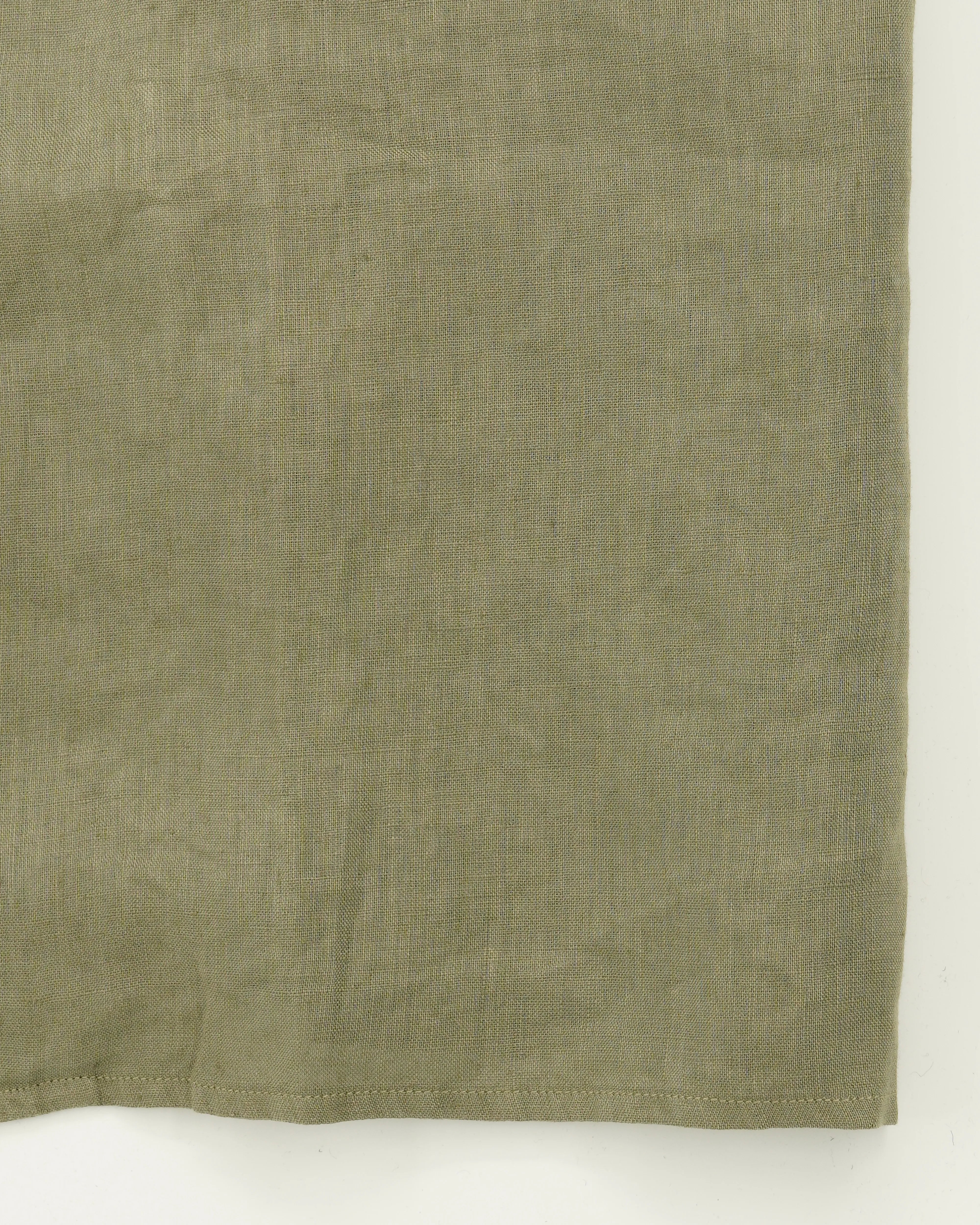 Altea Resort Shirt Pure Linen Green