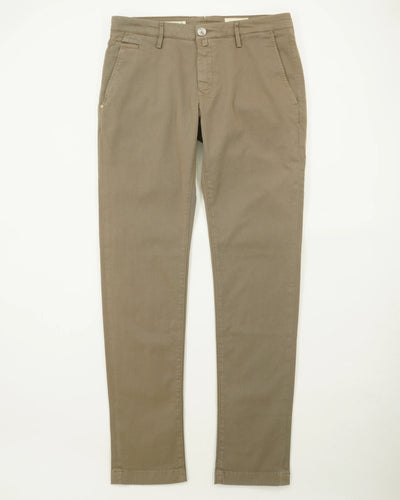 Jacob Cohen Bobby Gabardine Stretch Dark Beige