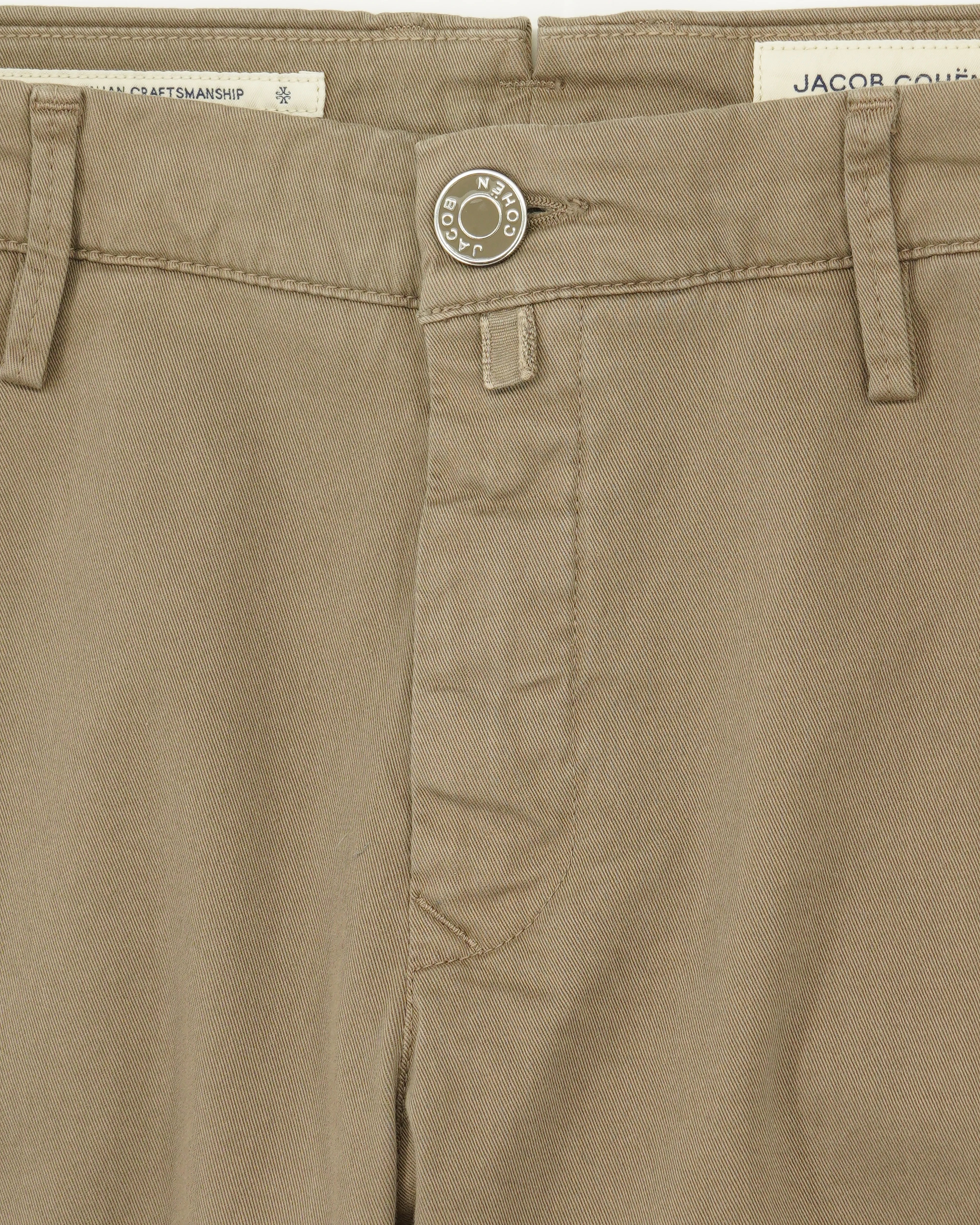 Jacob Cohen Bobby Gabardine Stretch Dark Beige