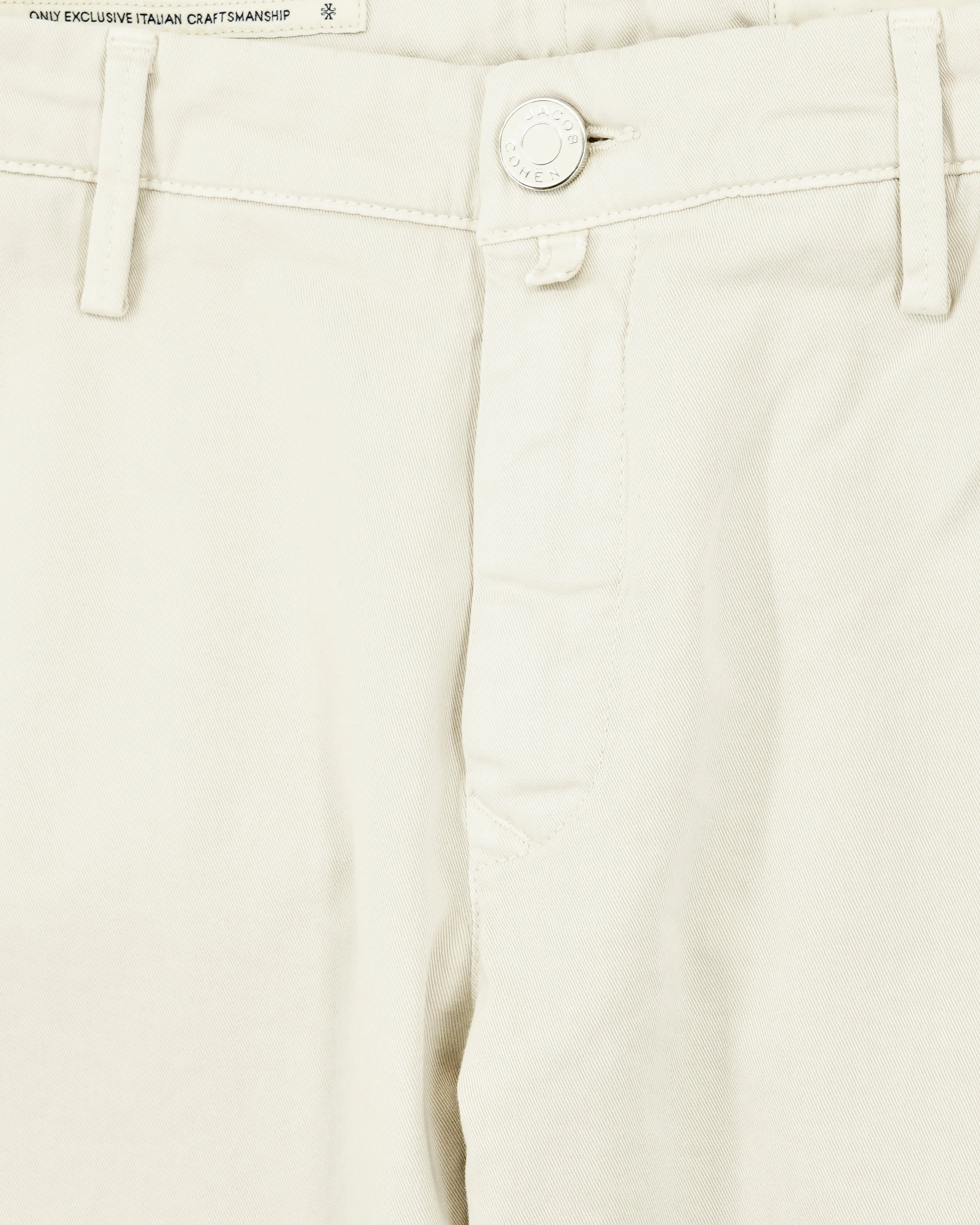 Jacob Cohen Bobby Gabardine Stretch Off White