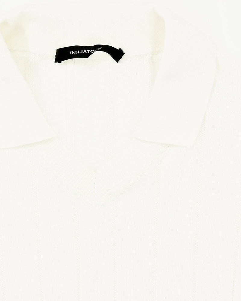 Tagliatore Polo Shirt Pure Cotton White